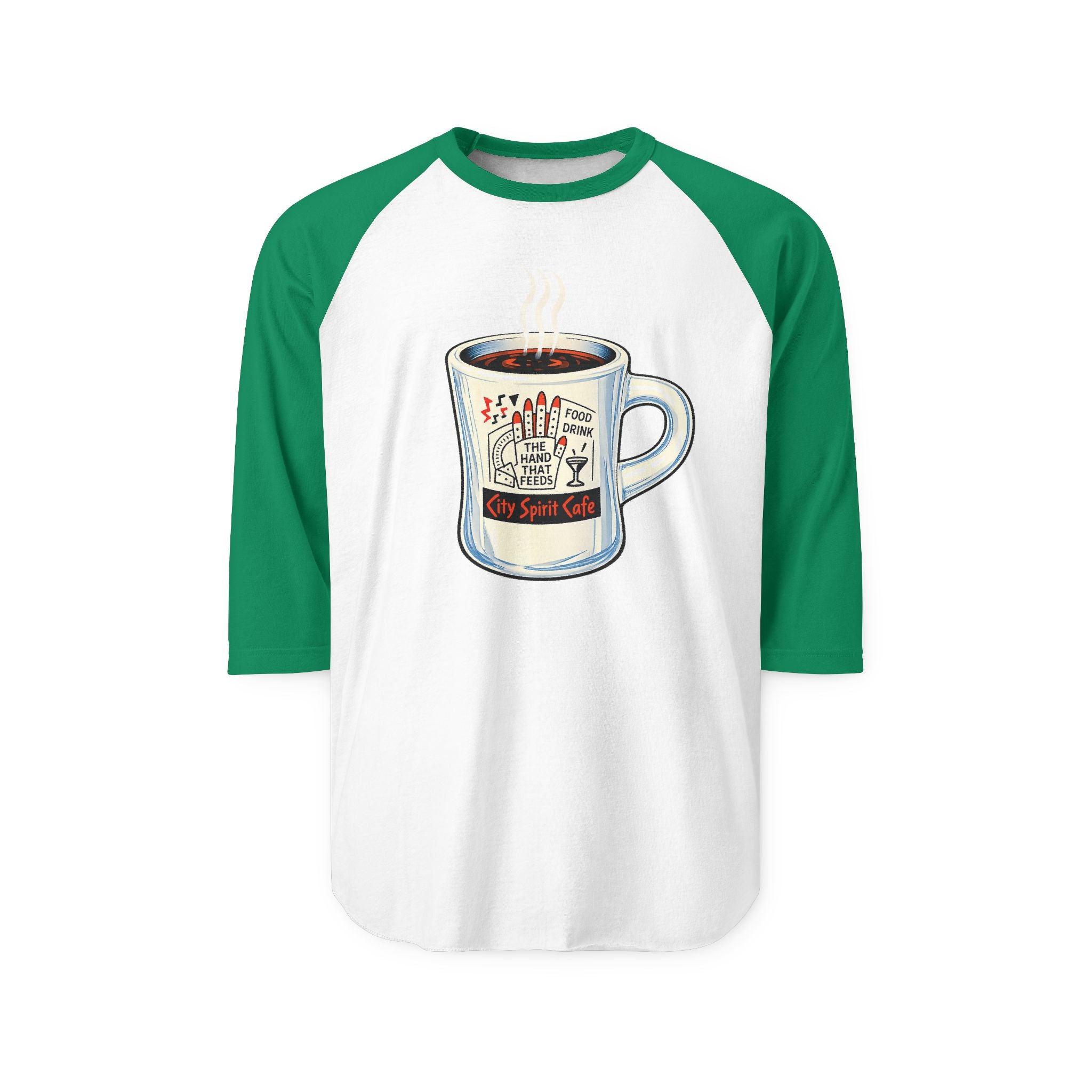 CITY SPIRIT CAFE | Retro Baseball Tee