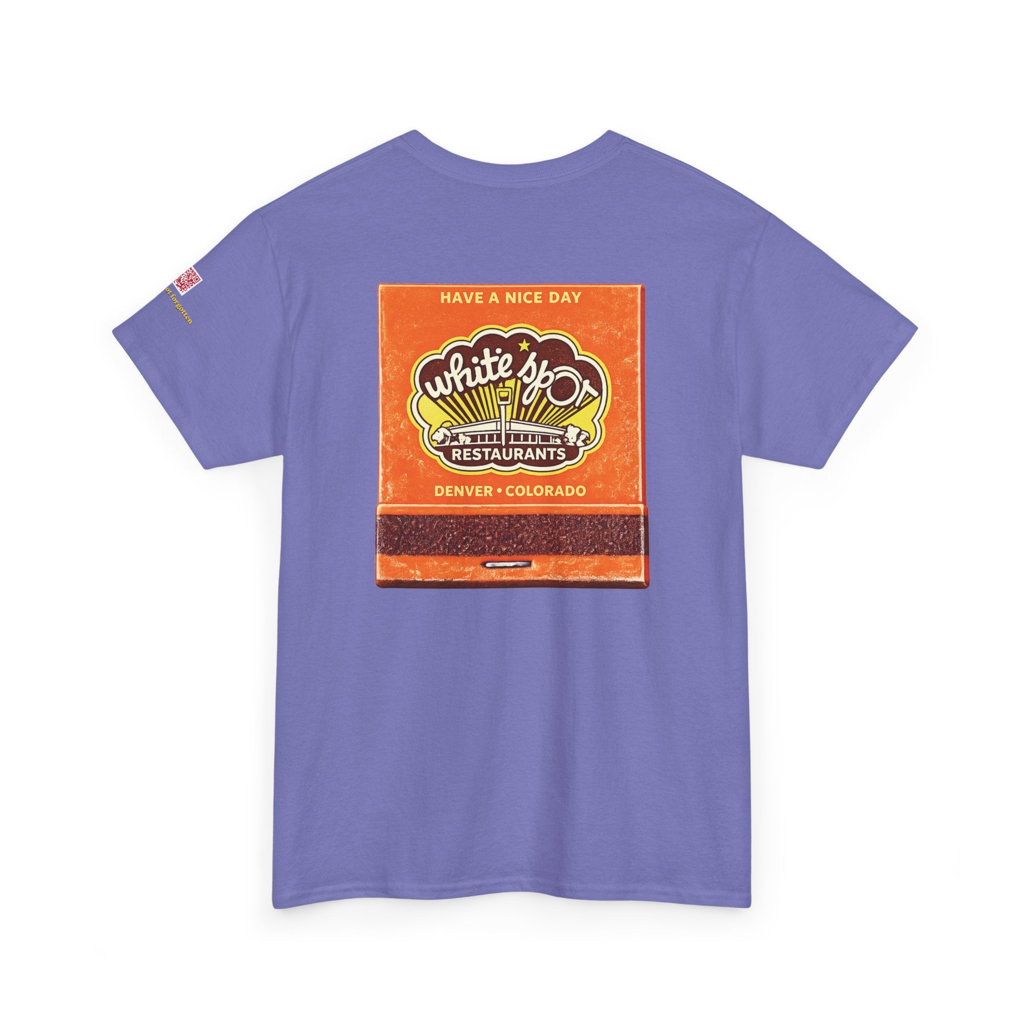 WHITE SPOT matchbook- Wear Colorado's Greatest Hits