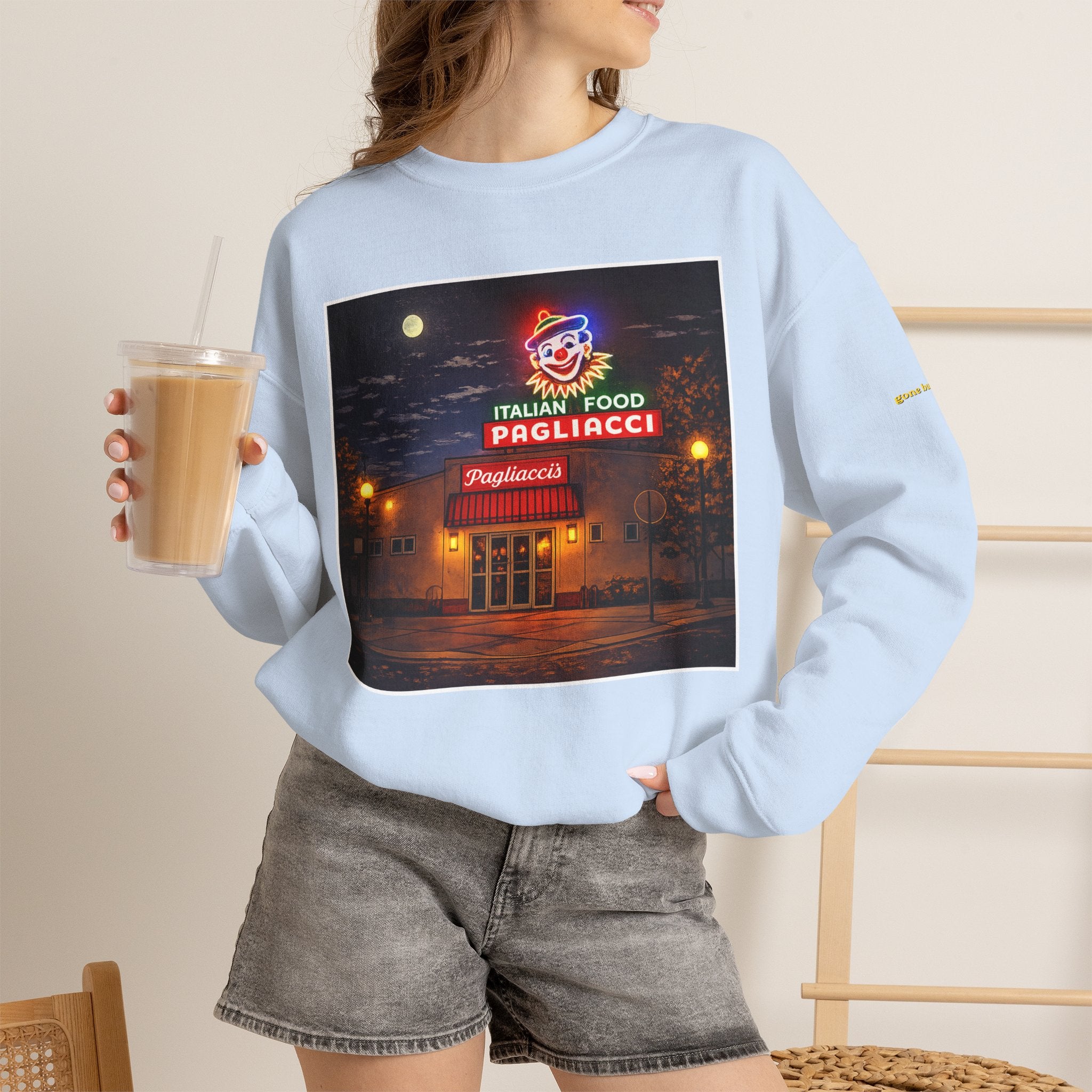 Pagliacci's night scene | Native303 Sweatshirt