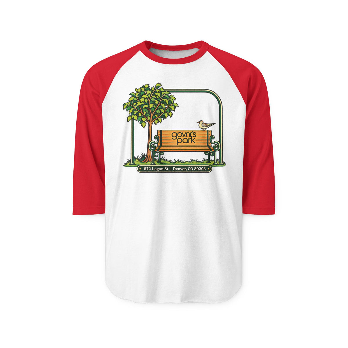 GOVNRS PARK | Retro Baseball Tee