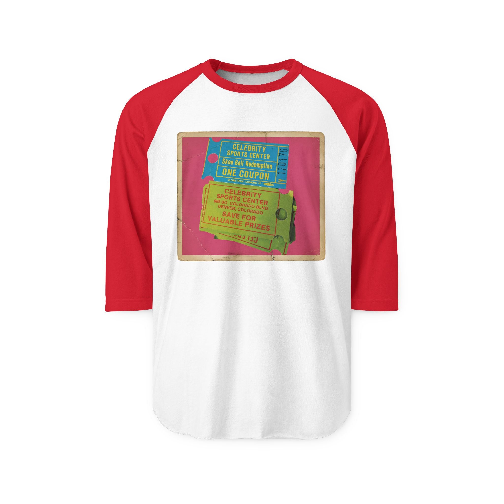 Celebrity Skee-ball tickets | Retro Baseball Tee