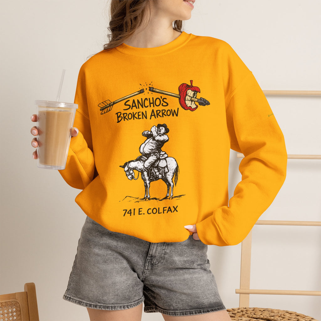 Sancho's Broken Arrow logo | Native303 Sweatshirt
