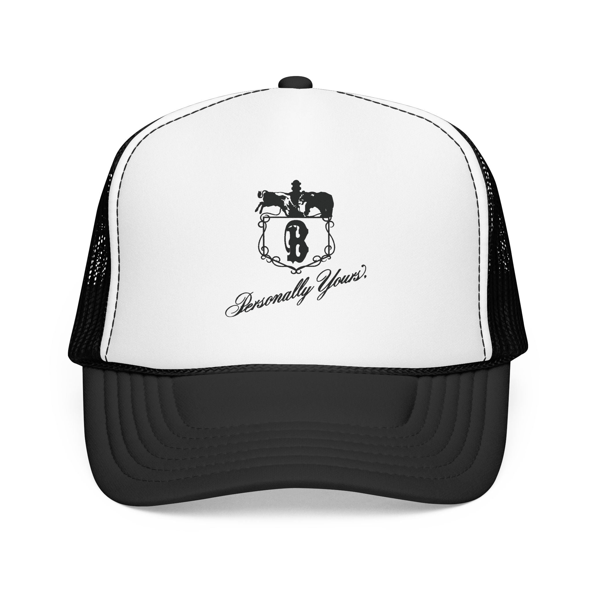 Broker Restaurant Trucker Hat — Vintage Sailboat Foam Cap