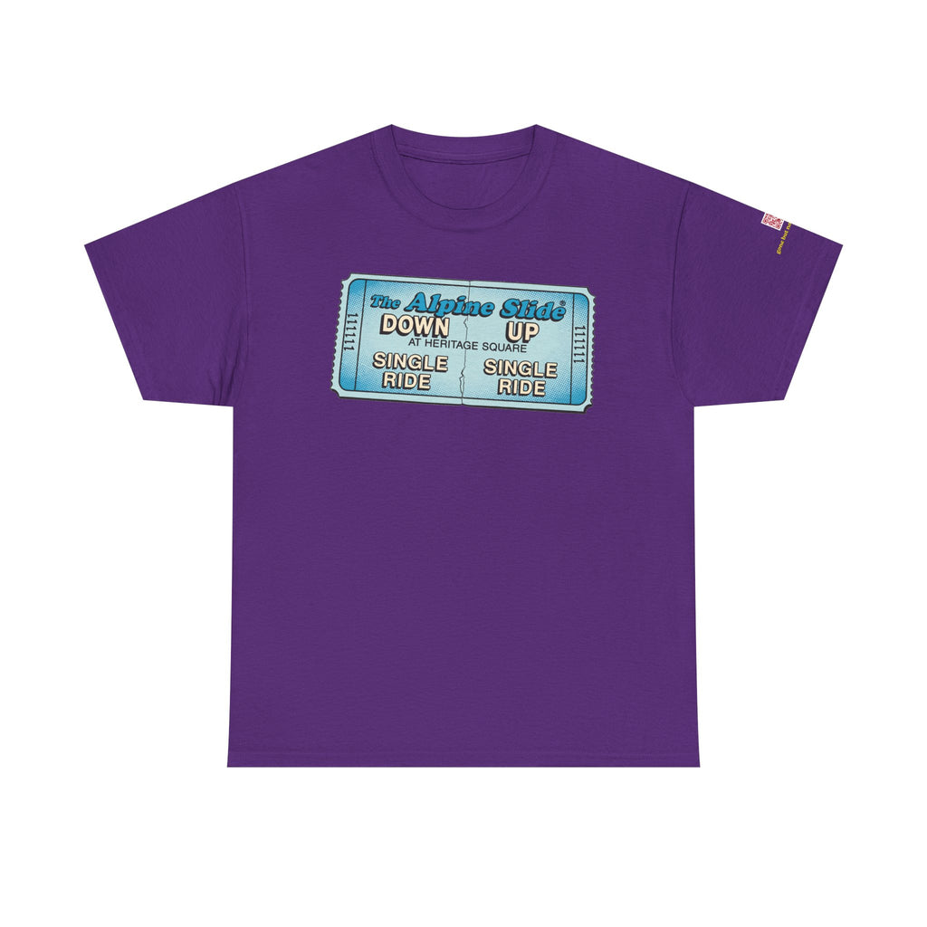 Alpine Slide comic style design- vintage Denver gear