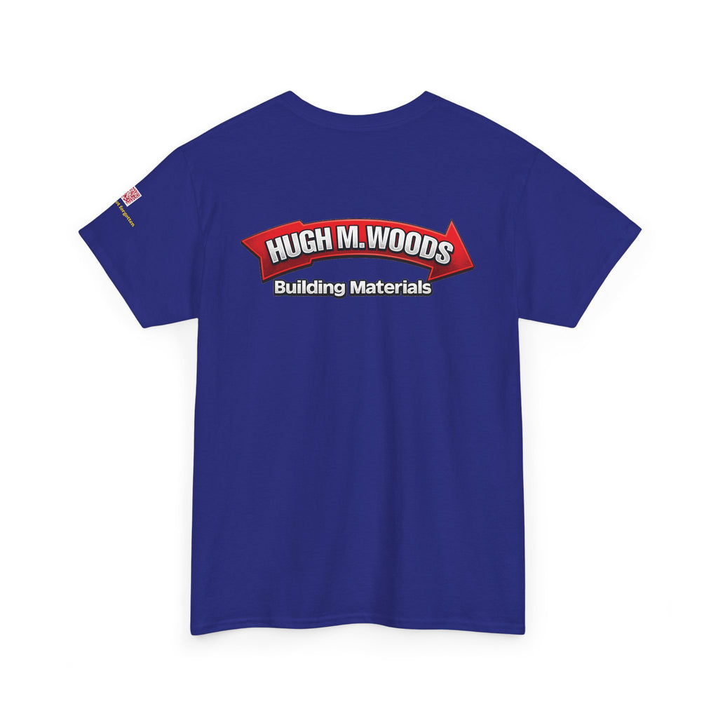 HUGH M WOODS logo - vintage Metro Denver gear