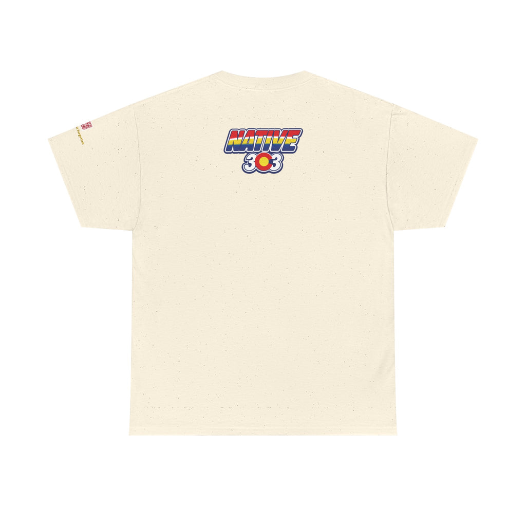 All-V's comic style design- vintage Denver gear