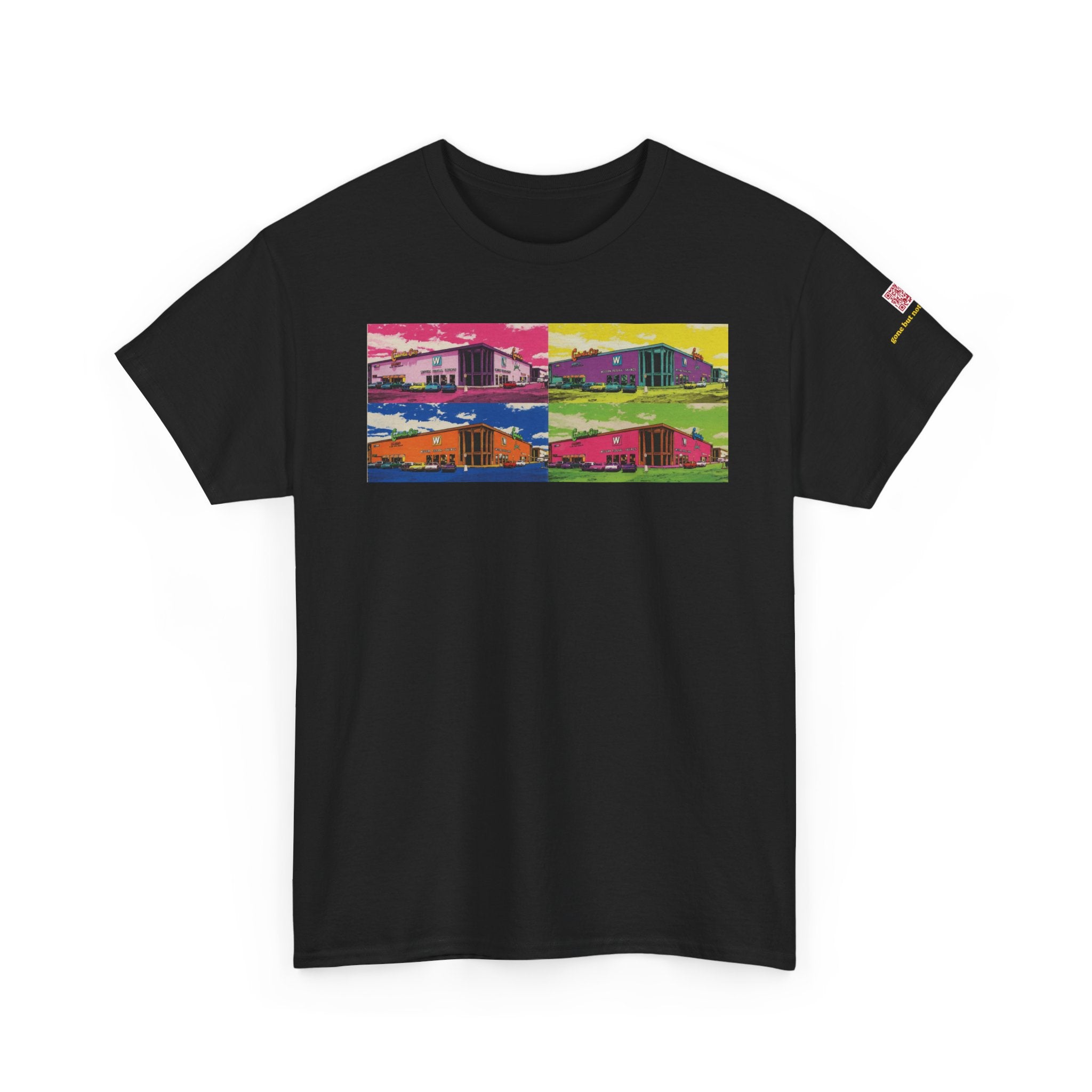 Cinderella City pop-art collage - vintage Denver gear