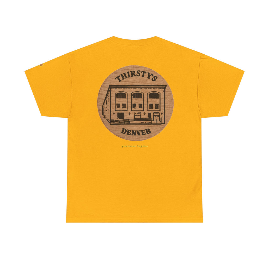 THIRSTY'S token - vintage Denver gear