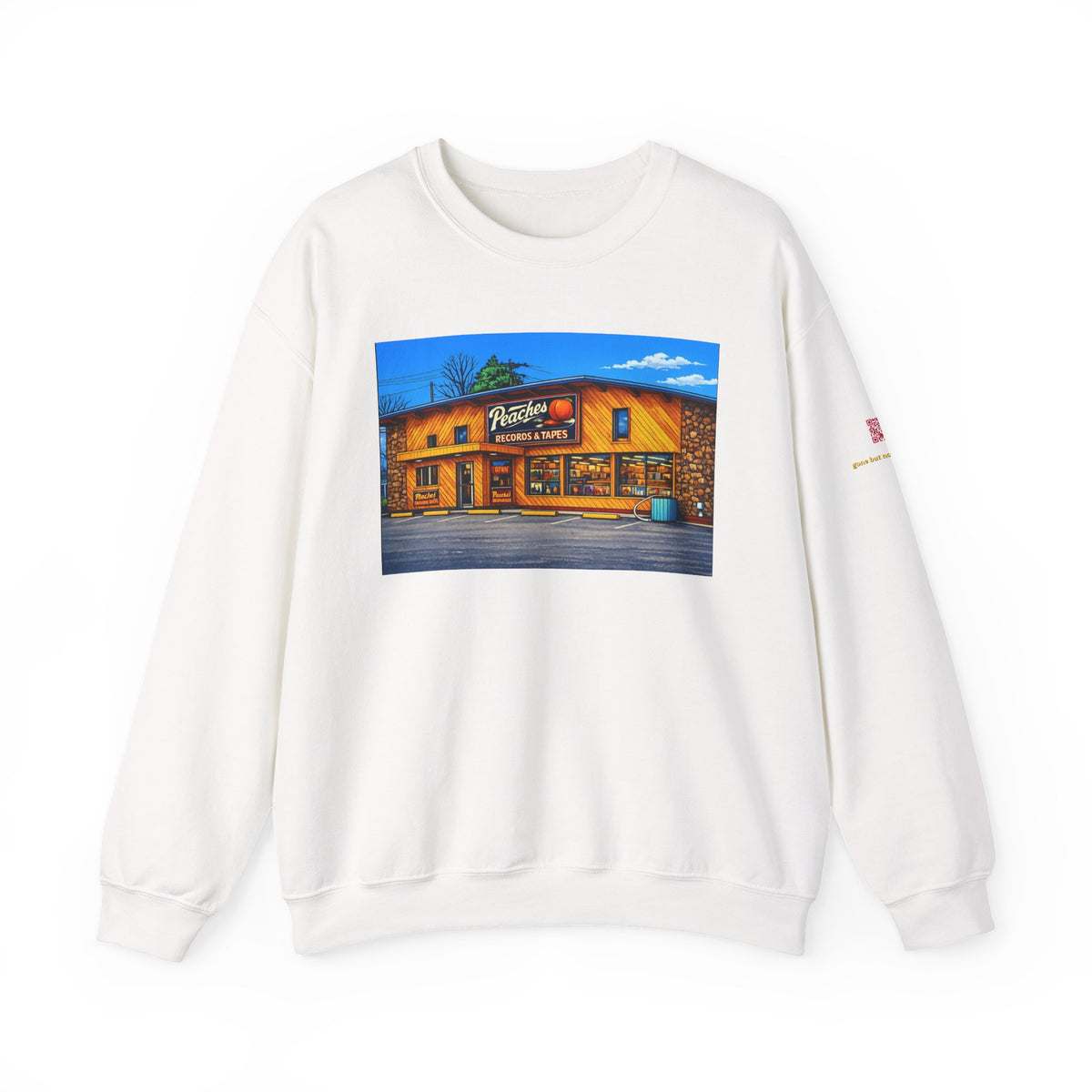 Peaches Records and Tapes (comic style)| Native303 Sweatshirt
