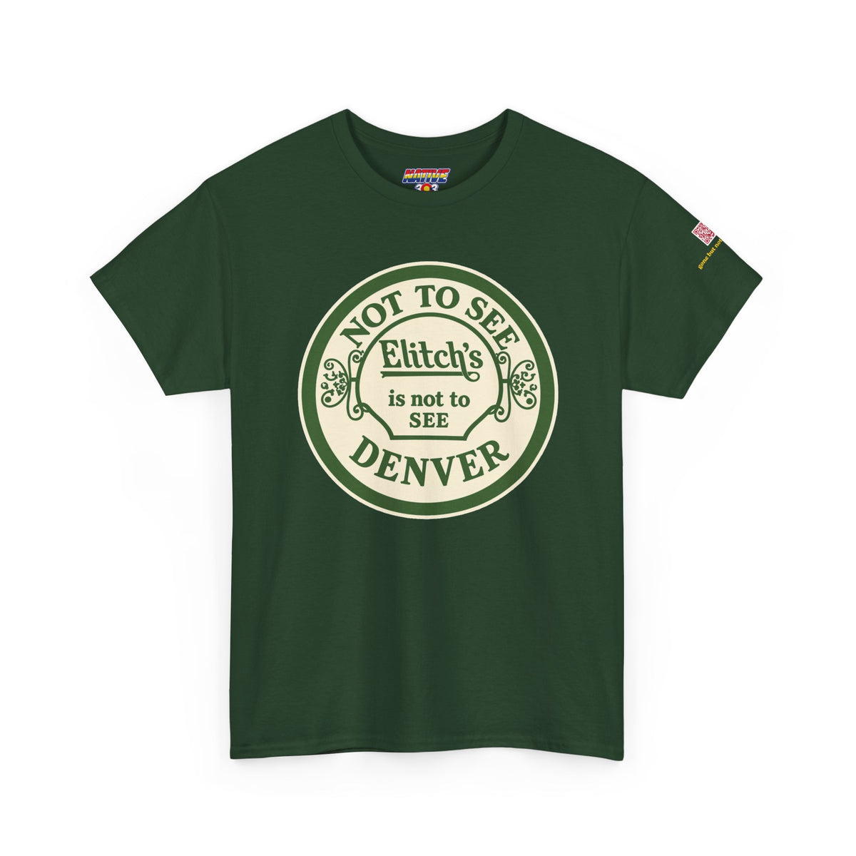 Elitch Gardens GREEN - vintage Denver gear