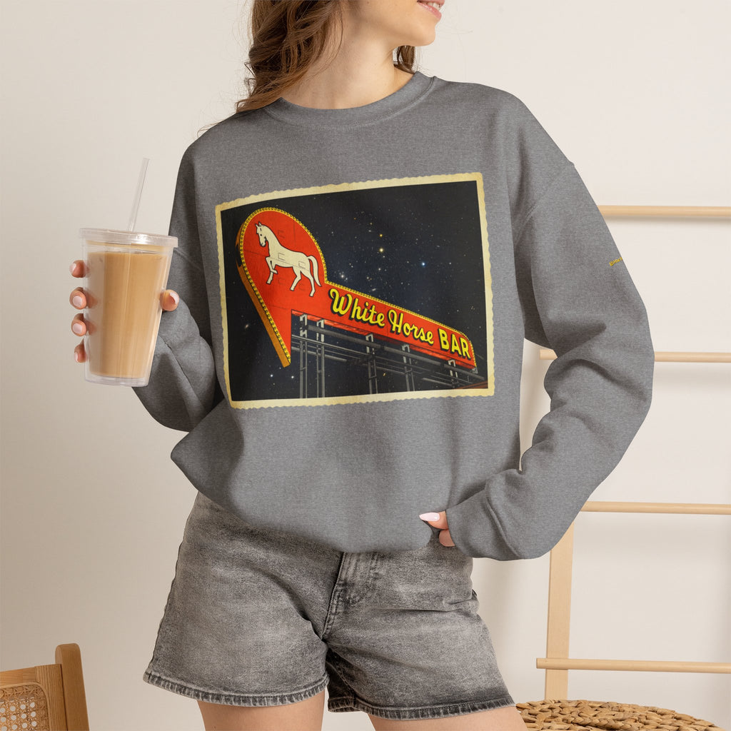 White Horse Bar sign | Native303 Sweatshirt