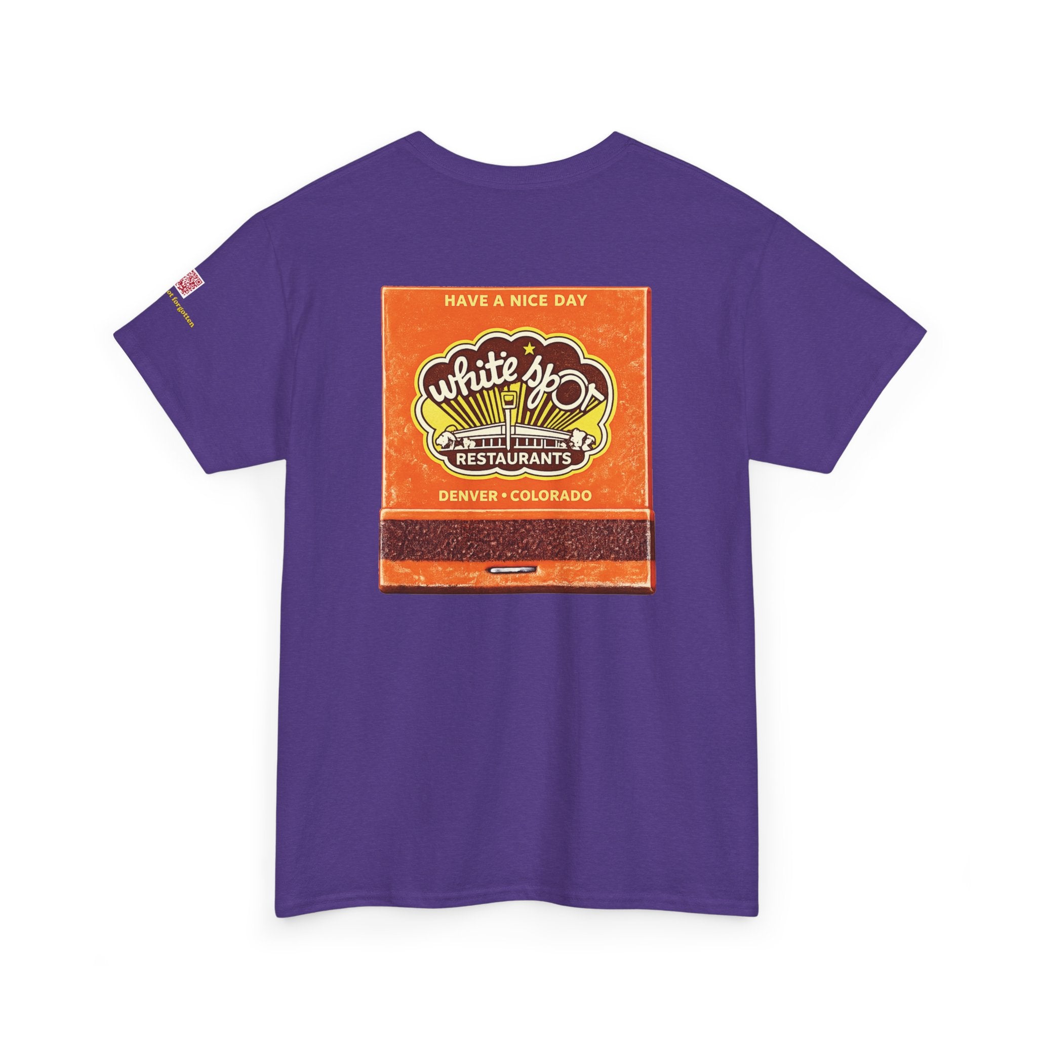 WHITE SPOT matchbook- Wear Colorado's Greatest Hits