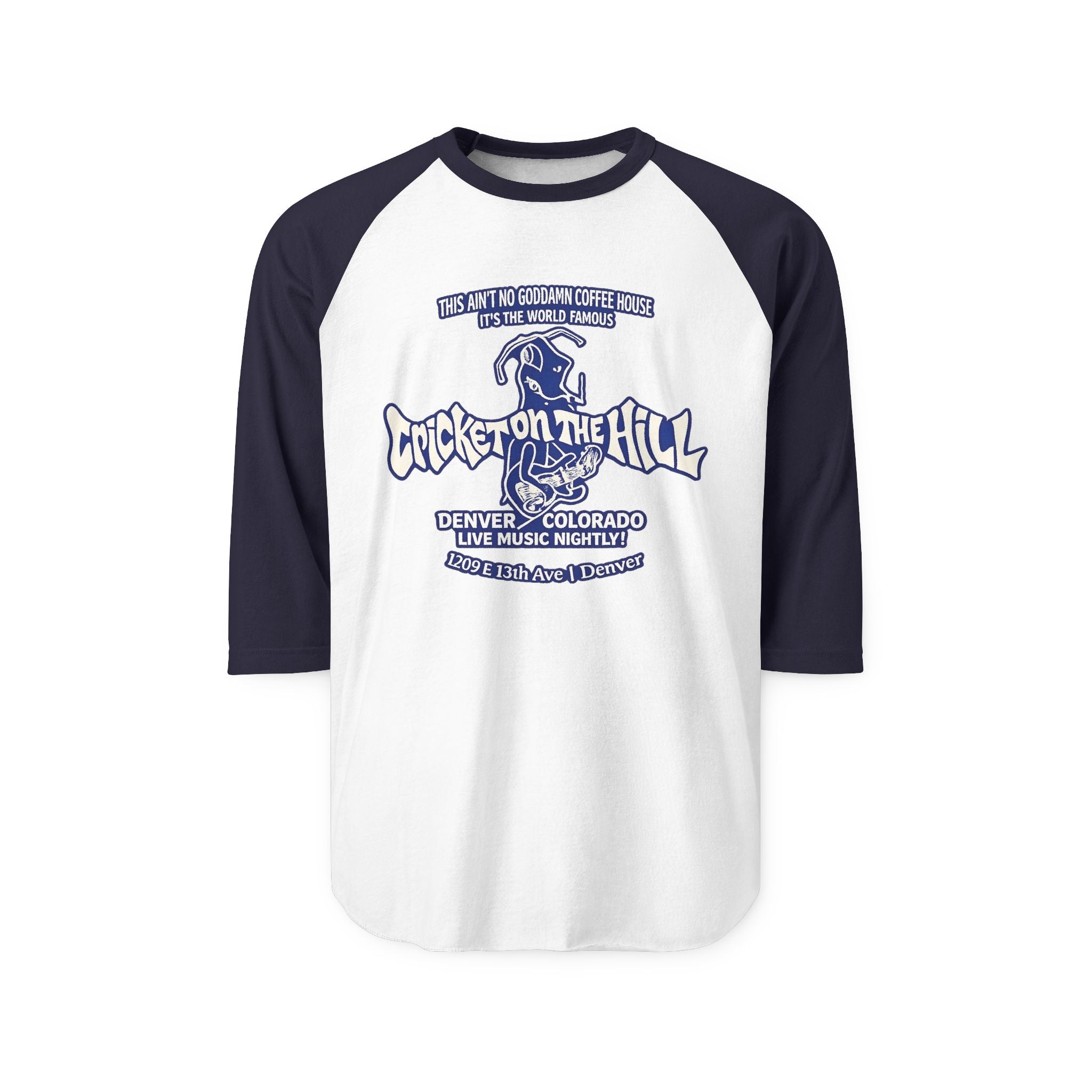CRICKET ON THE HILL - Baseball Shirt