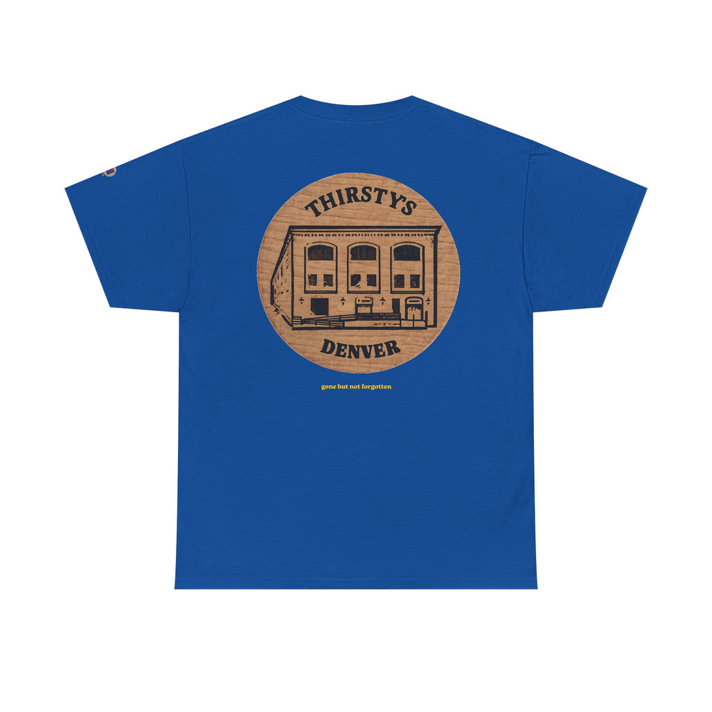 THIRSTY'S token - vintage Denver gear