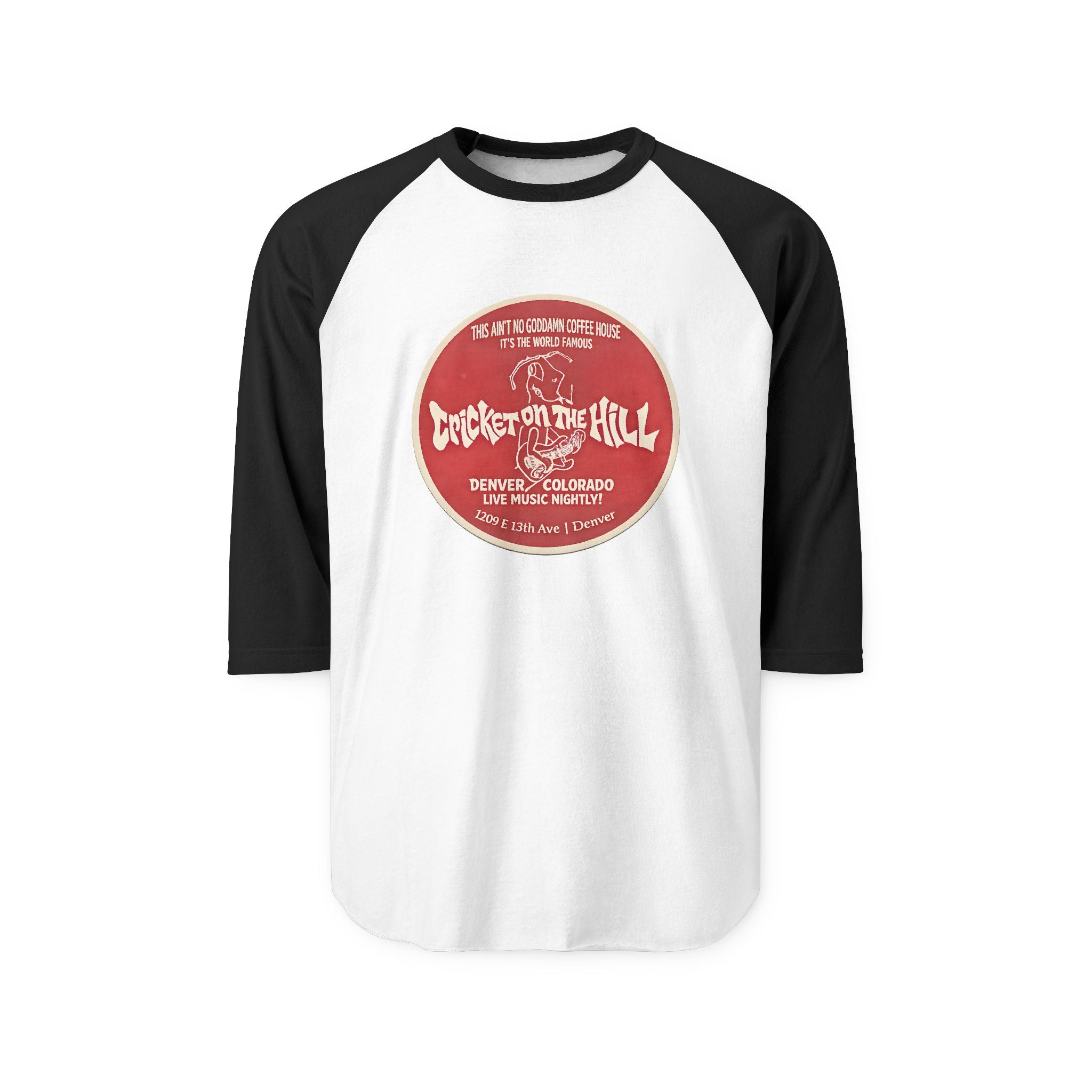 CRICKET ON THE HILL | Retro Baseball Tee