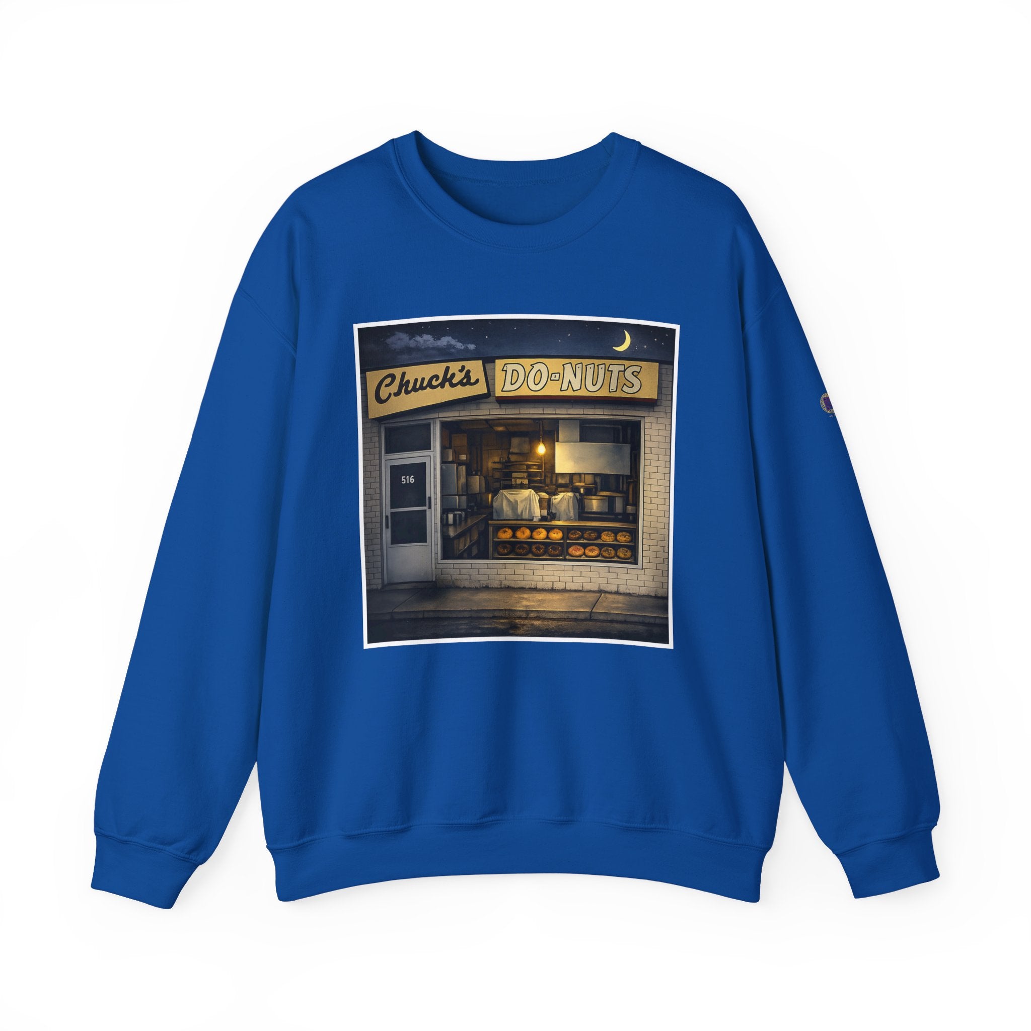Chuck's Donuts nightscene | Native303 Sweatshirt