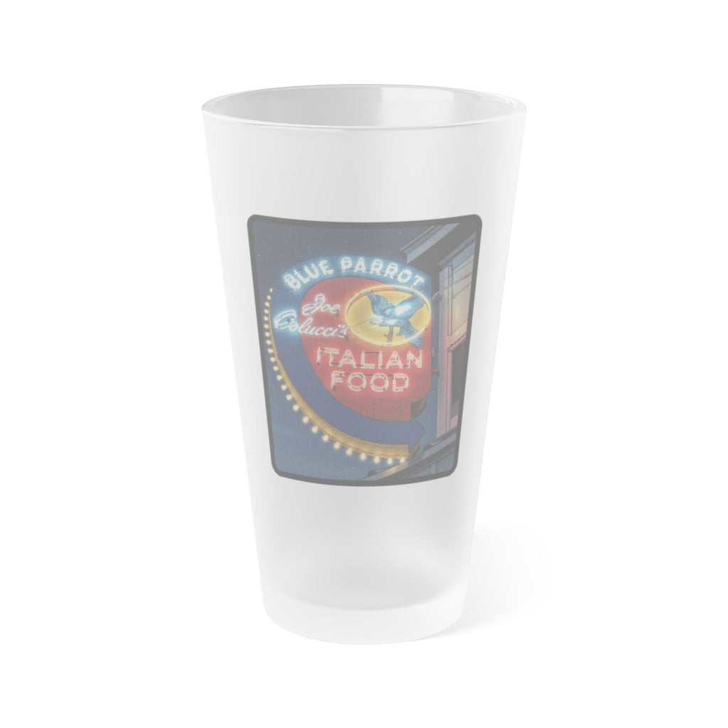 Blue Parrot - Louisville  - Frosted Pint Glass 16oz