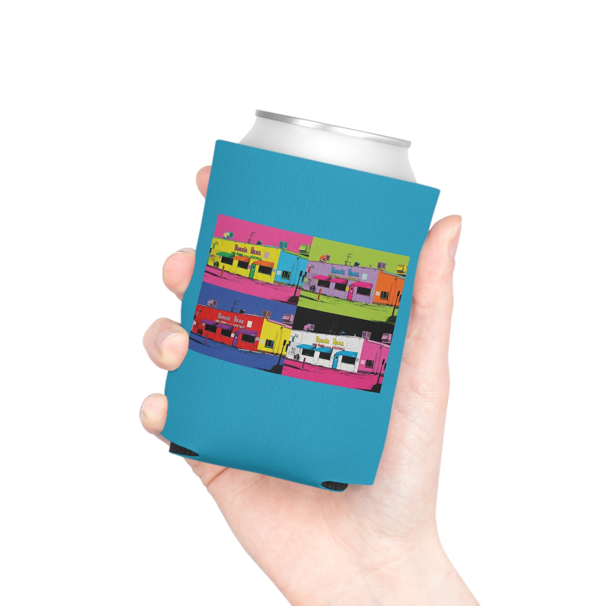 Bonnie Brae Tavern collage Can Cooler —  Native303 Vintage Denver