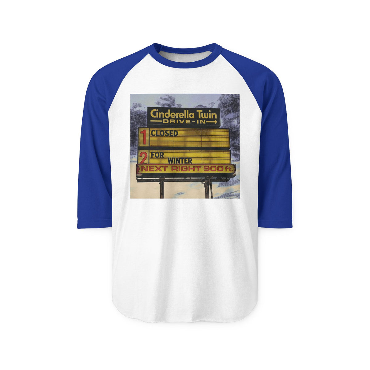 CINDERELLA TWIN DRIVE IN | Retro Baseball Tee