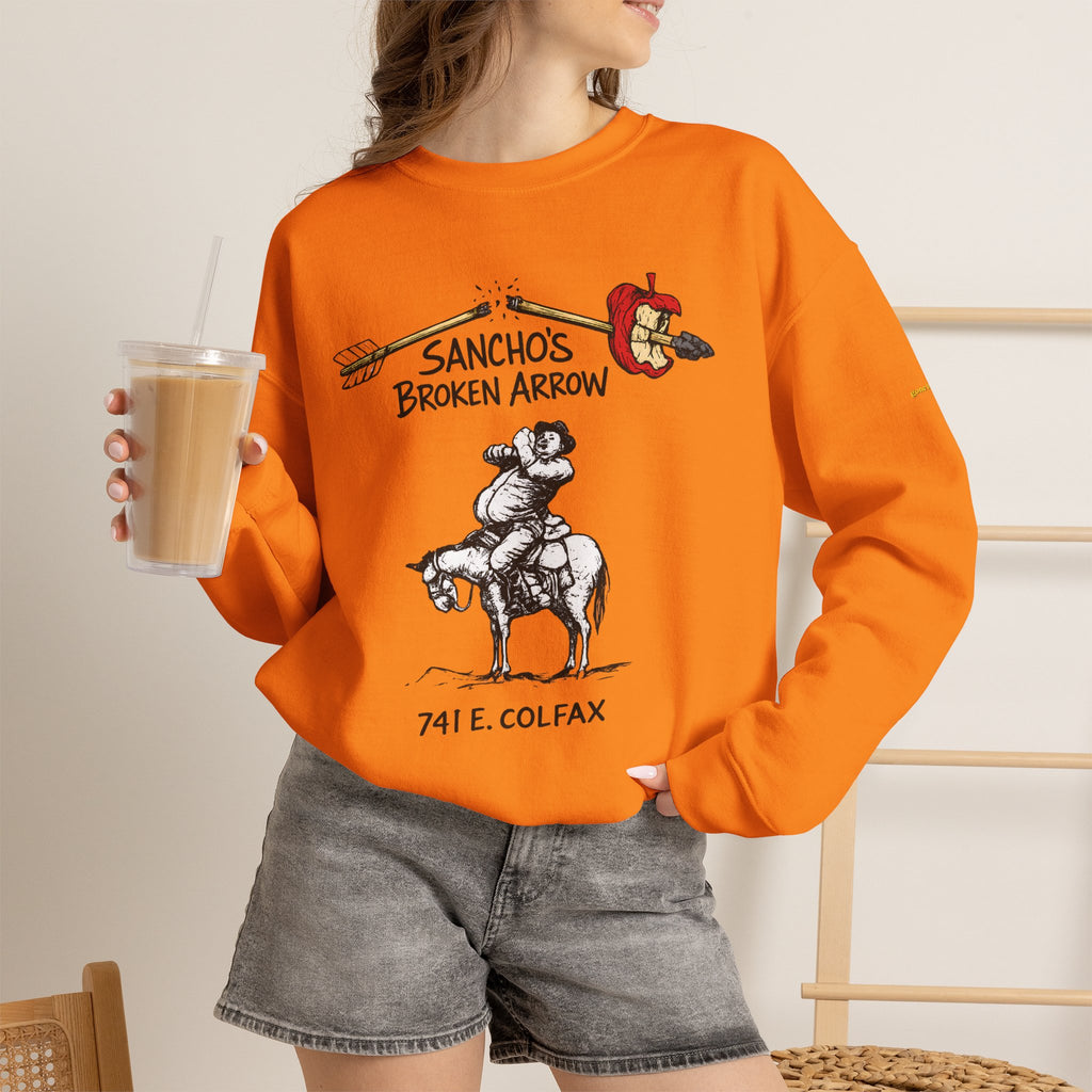 Sancho's Broken Arrow logo | Native303 Sweatshirt