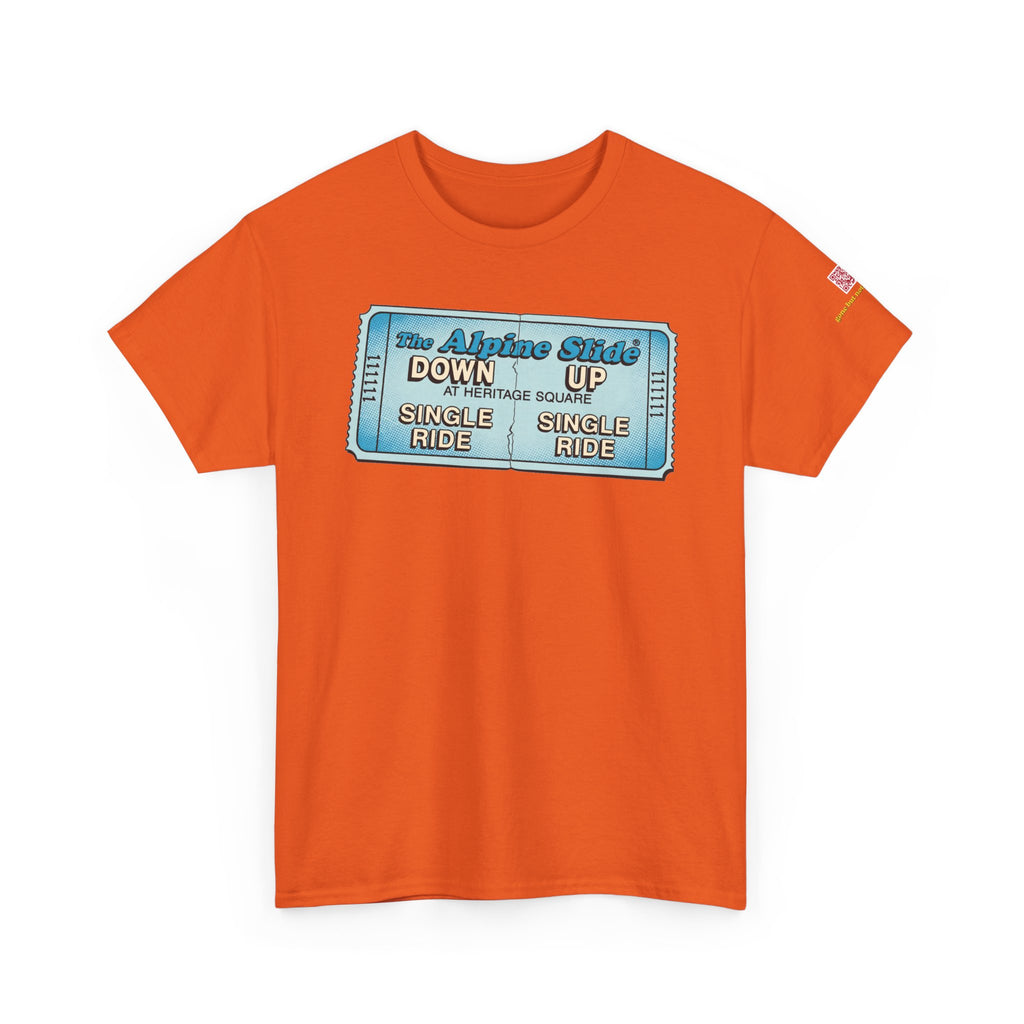 Alpine Slide comic style design- vintage Denver gear