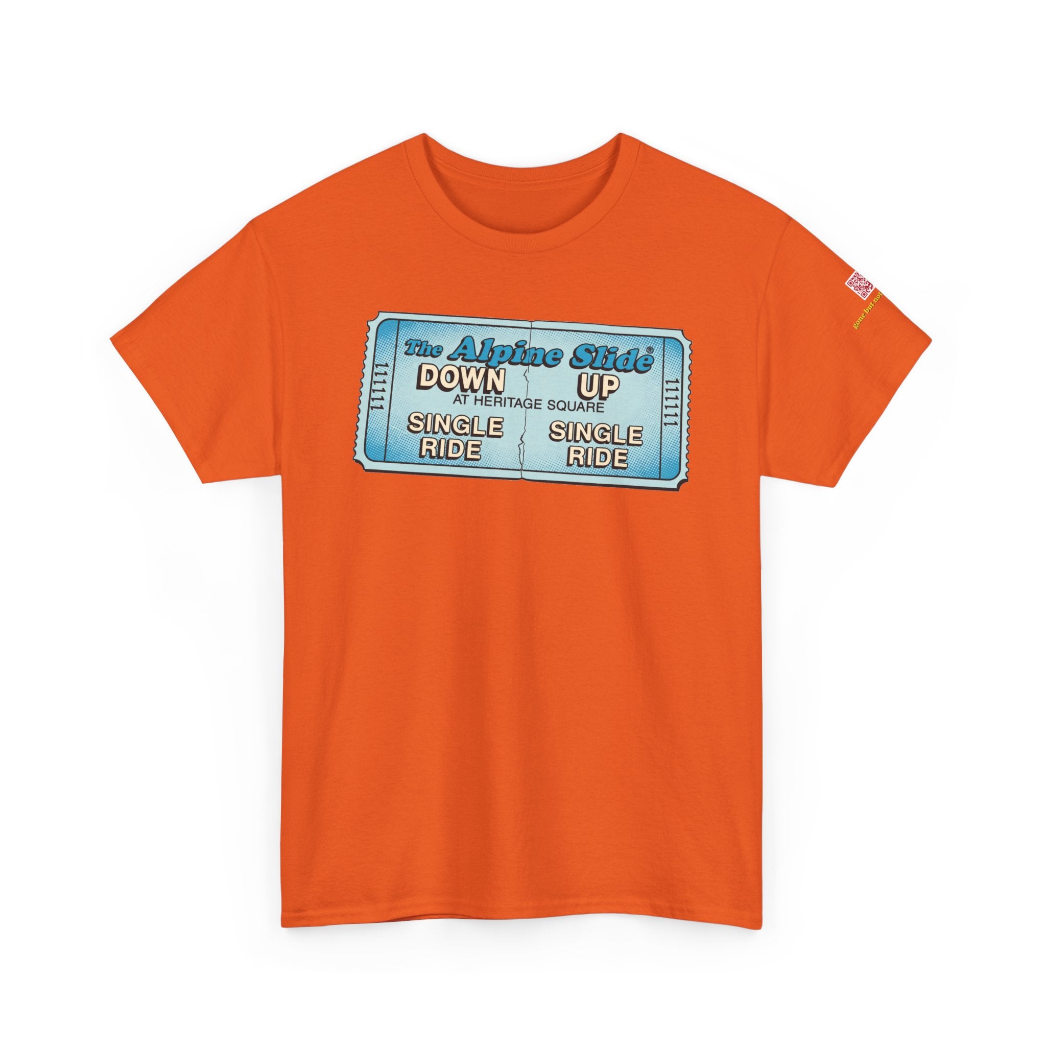 Alpine Slide comic style design- vintage Denver gear