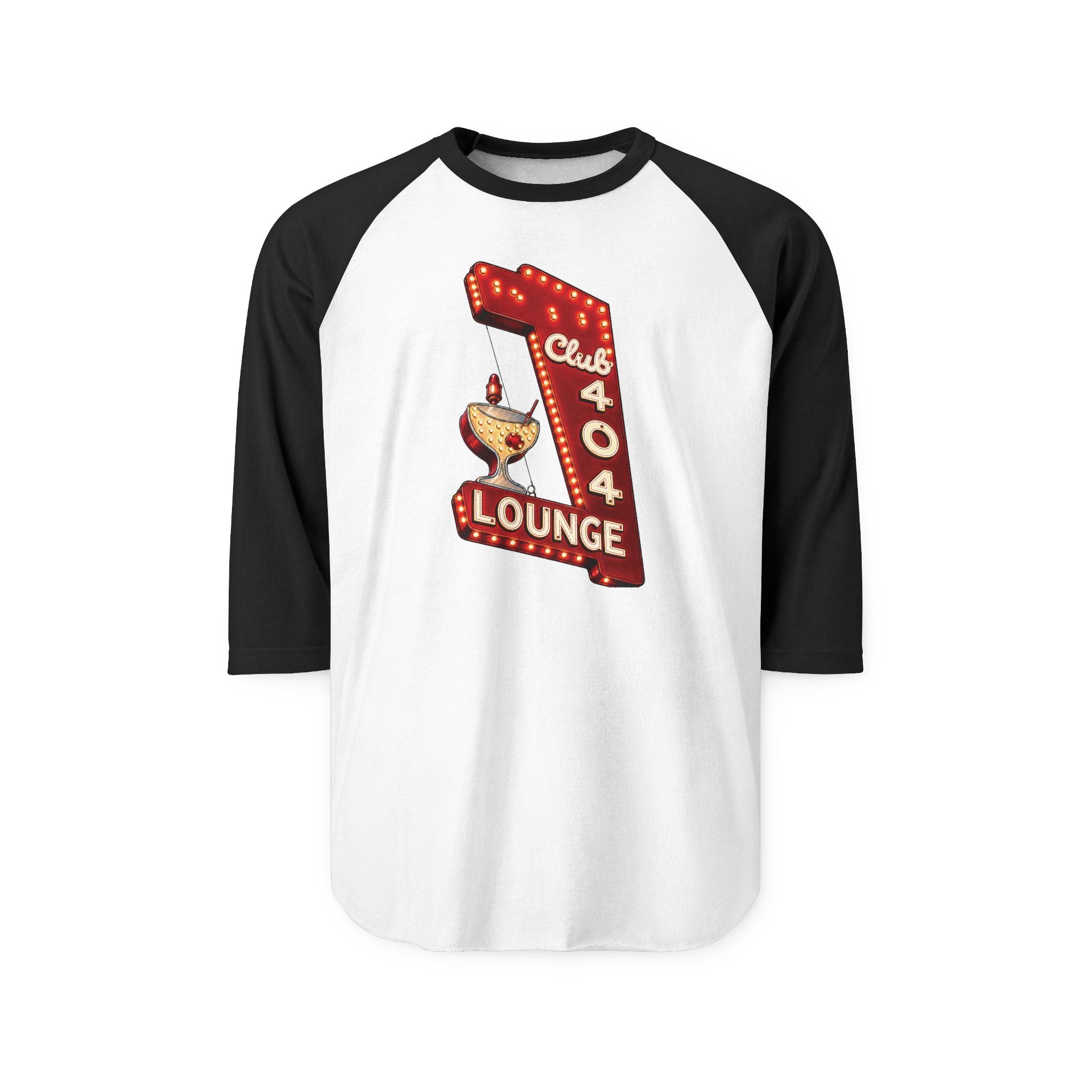 CLUB 404 LOUNGE | Retro Baseball Tee
