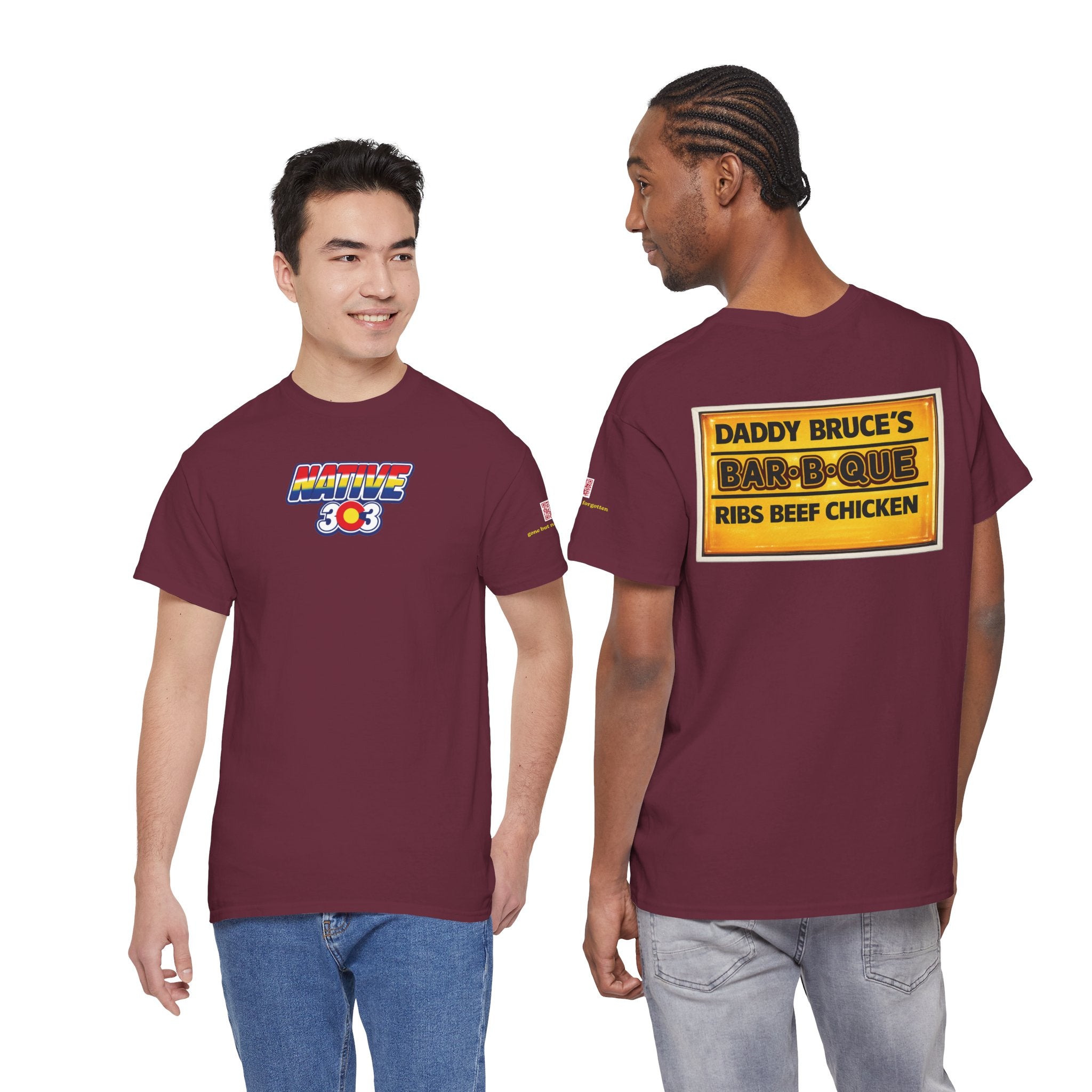 DADDY BRUCE'S BAR B QUE - vintage Denver gear