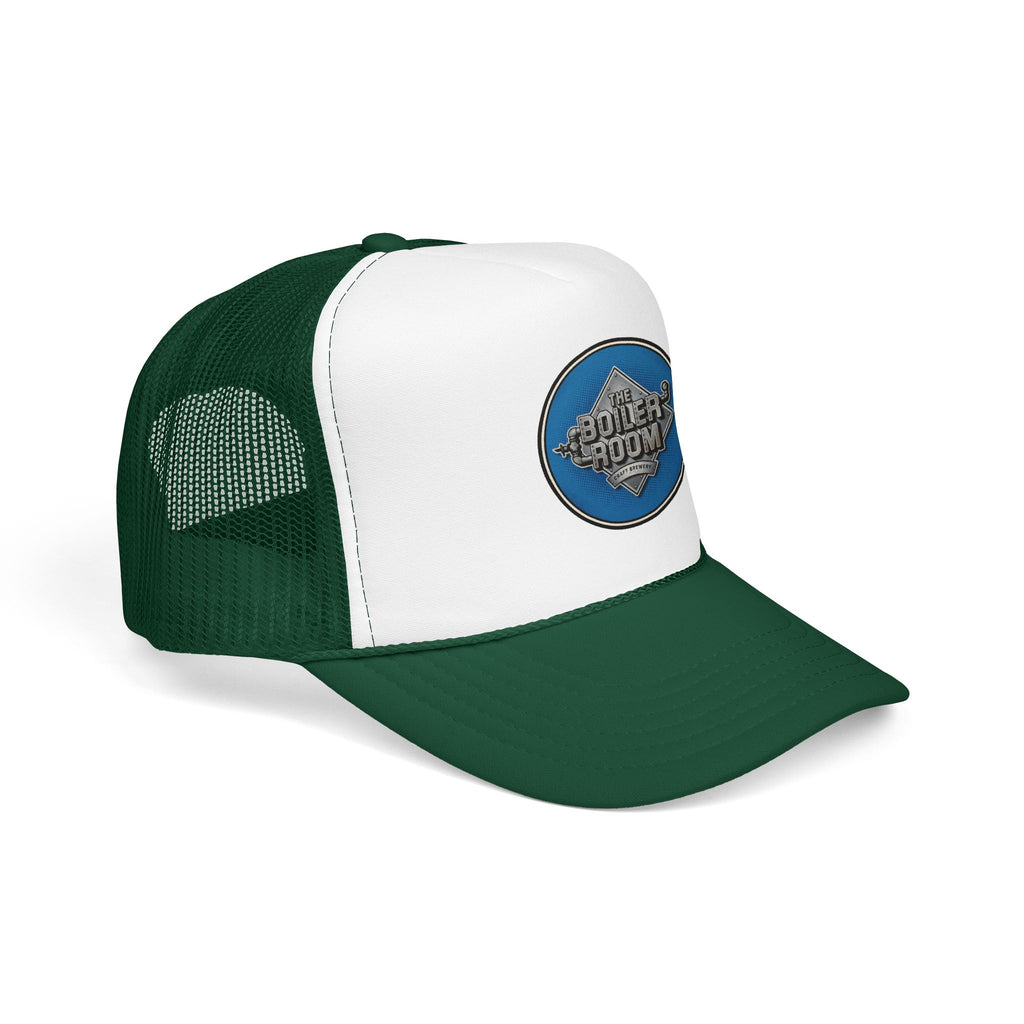 Boiler Room Trucker Hat — Vintage Sailboat Foam Cap