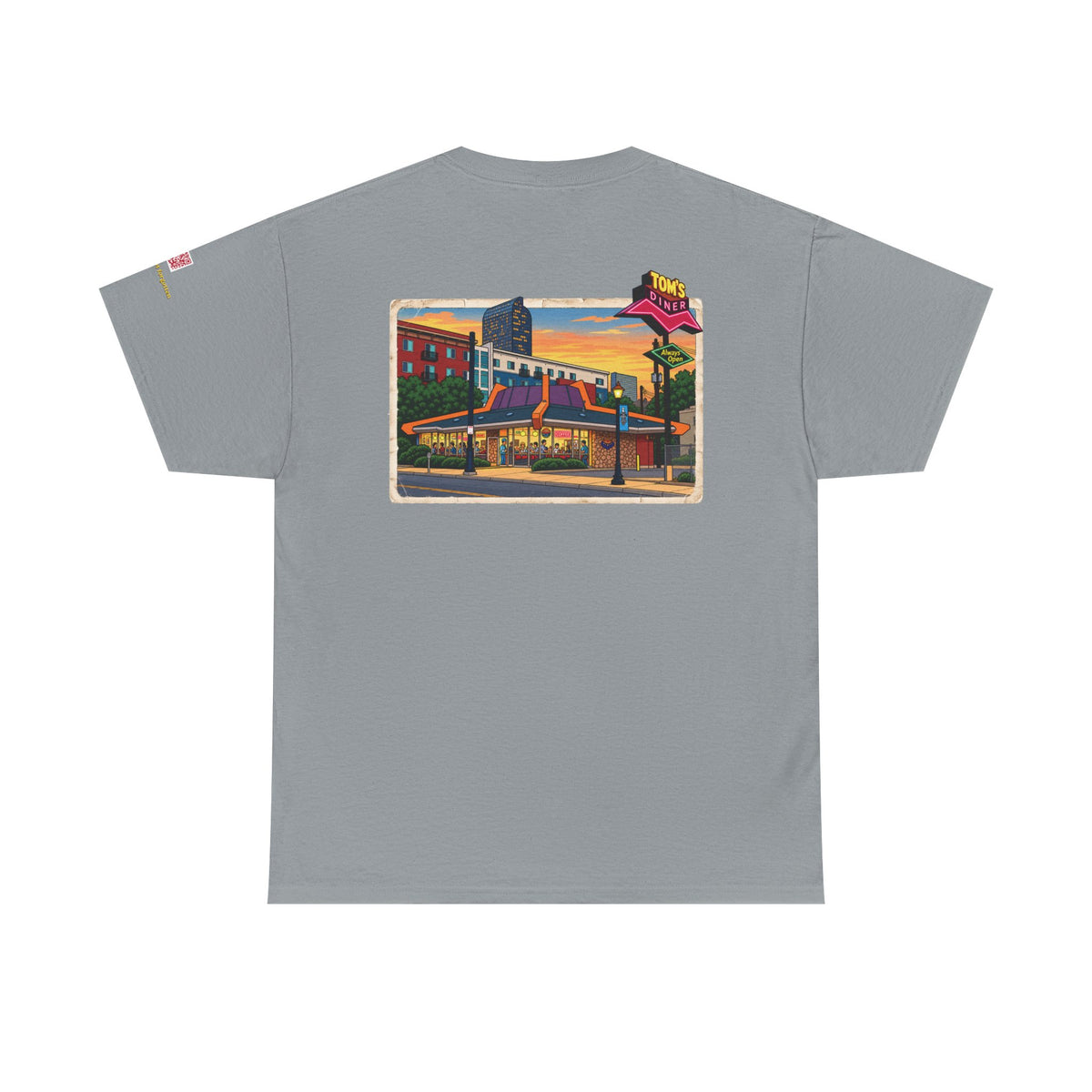 TOM'S DINER cartoon style - vintage Denver gear