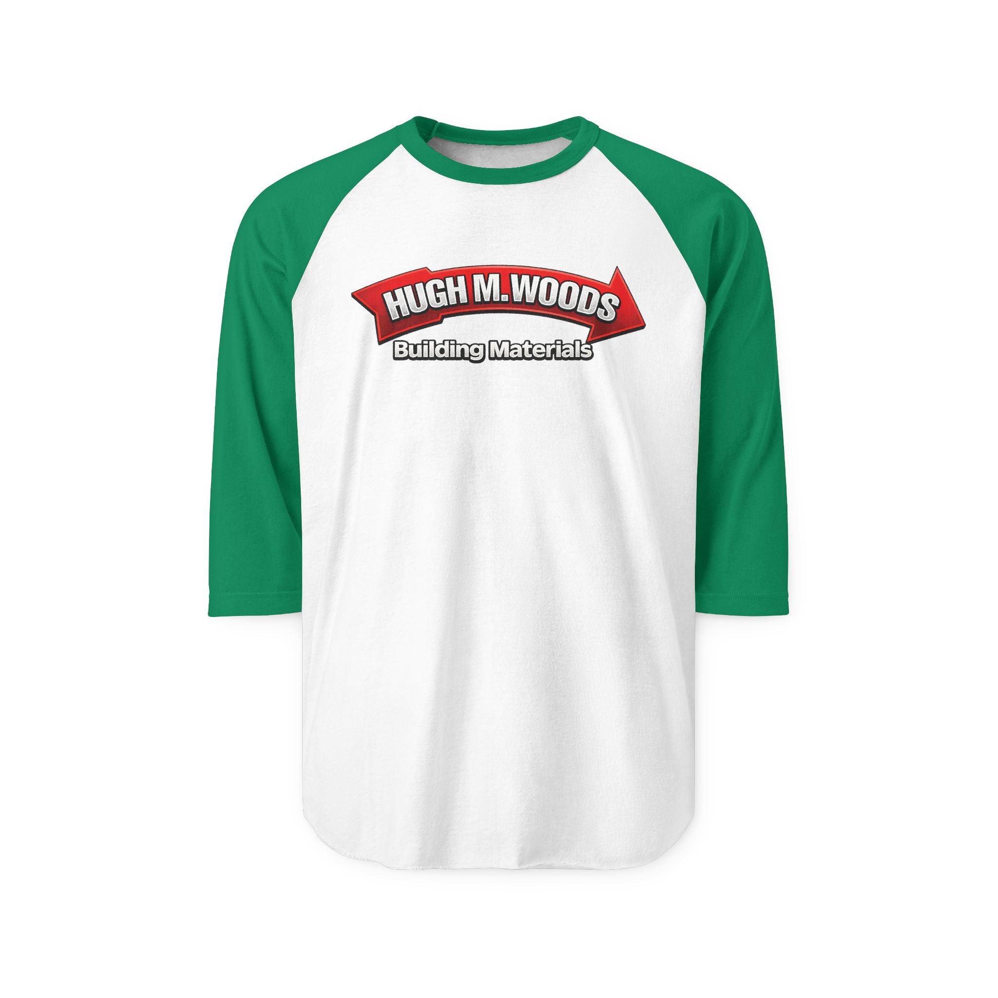 HUGH M WOODS | Retro Baseball Tee