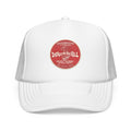 Cricket on the Hill Trucker Hat — Vintage Sailboat Foam Cap