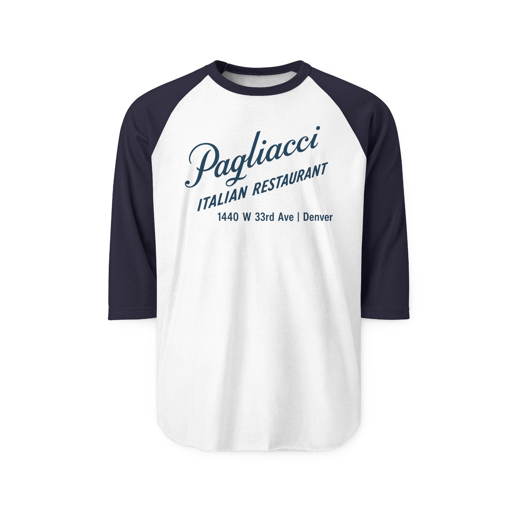 PAGLIACCI Italian restaurant - Baseball Shirt
