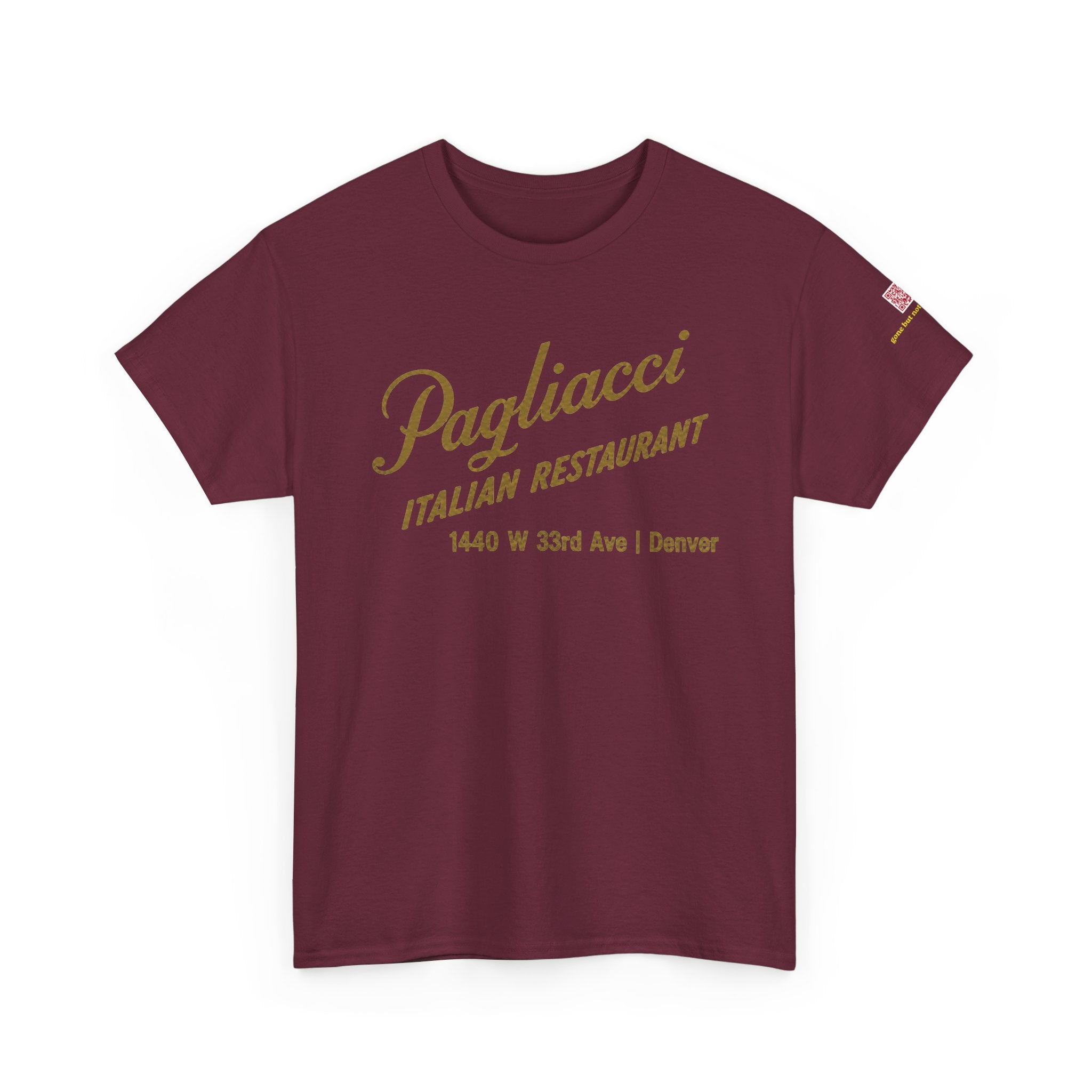 Pagliacci Italian restaurant - vintage Denver gear