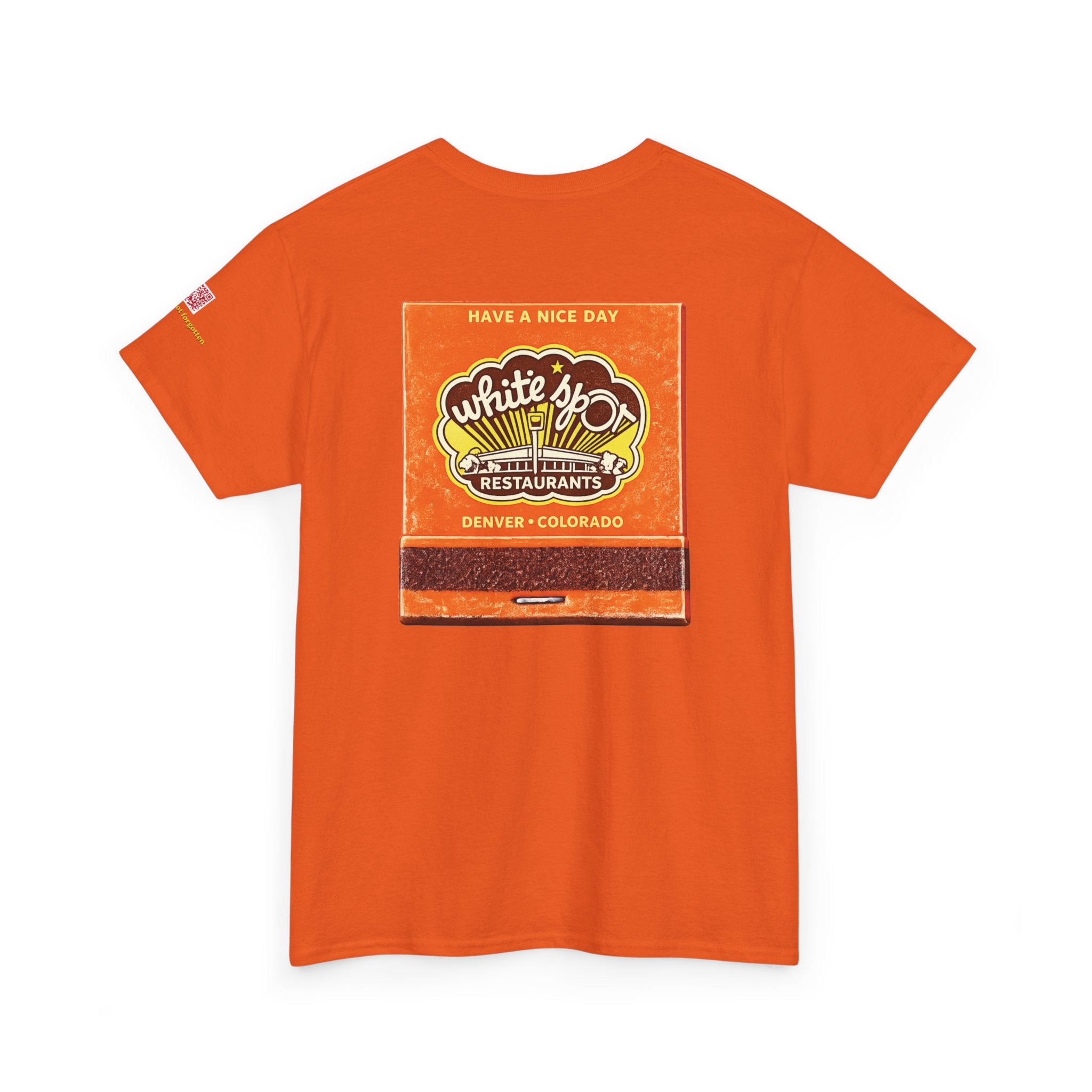 WHITE SPOT matchbook- Wear Colorado's Greatest Hits