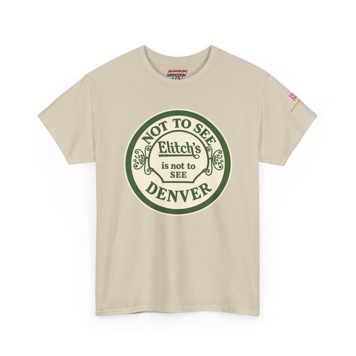 Elitch Gardens GREEN - vintage Denver gear