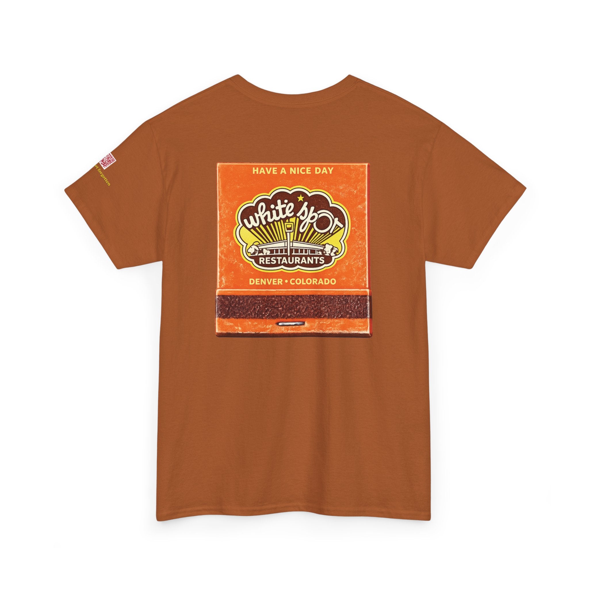 WHITE SPOT matchbook- Wear Colorado's Greatest Hits
