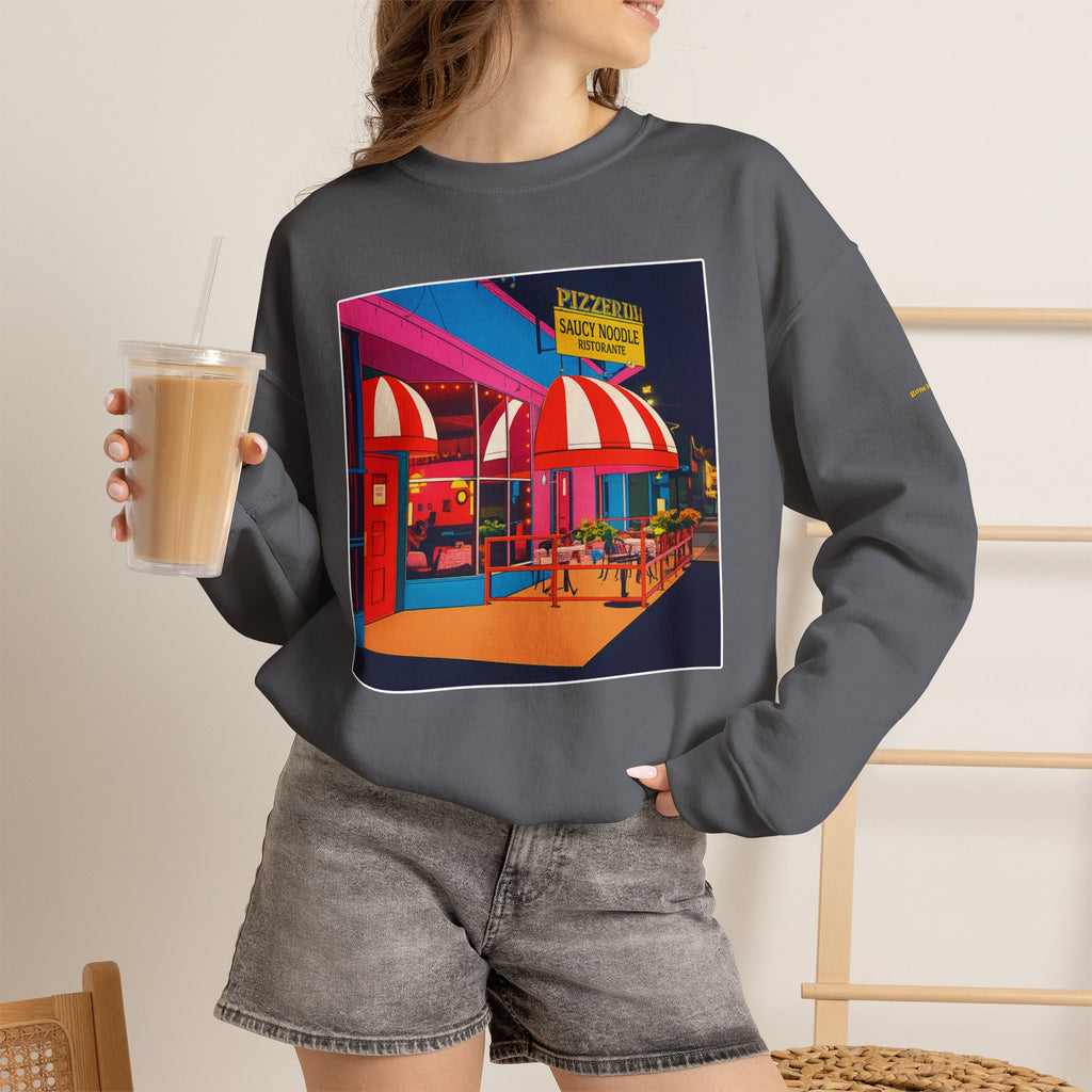 Saucy Noodle pop art comics style  | Native303 Sweatshirt