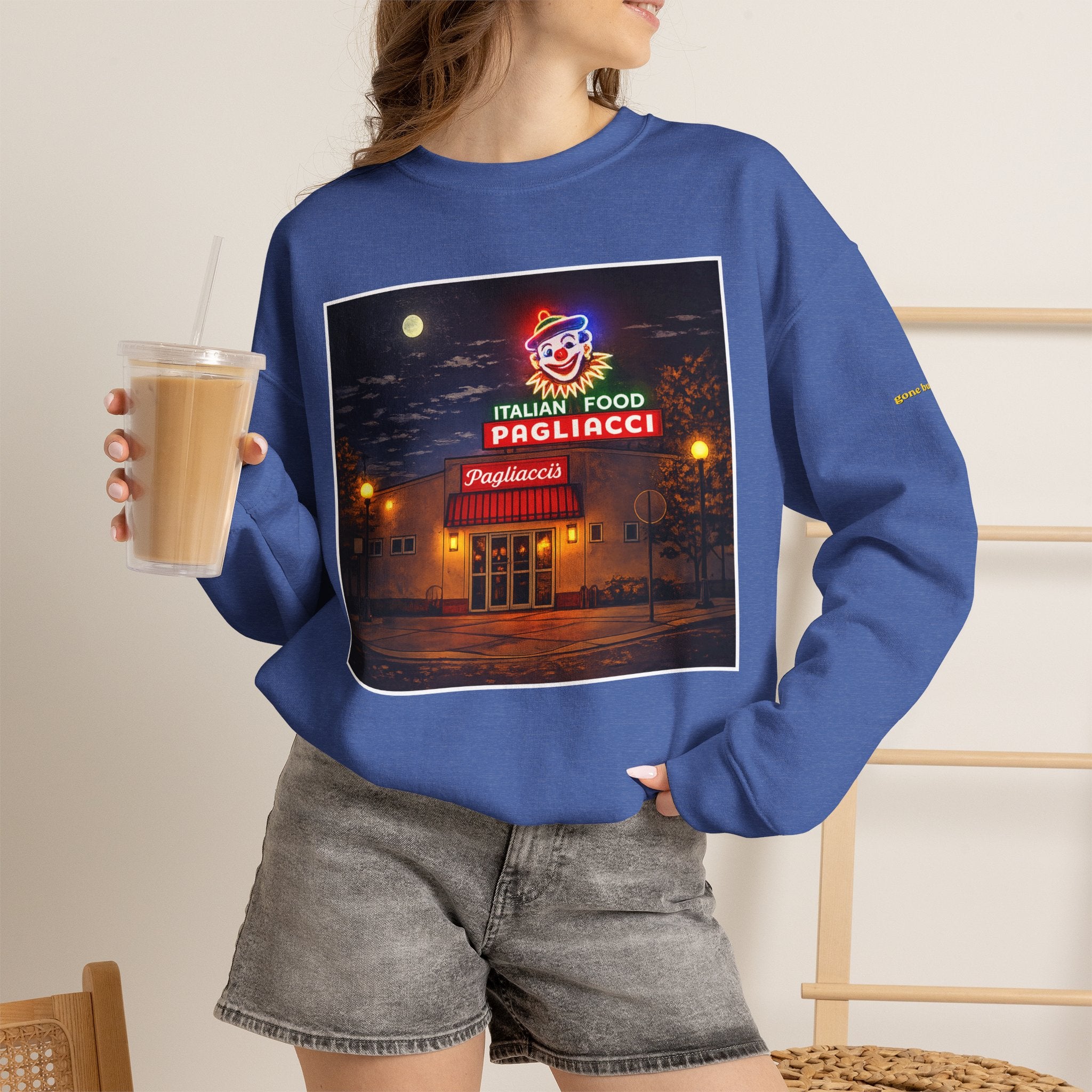 Pagliacci's night scene | Native303 Sweatshirt