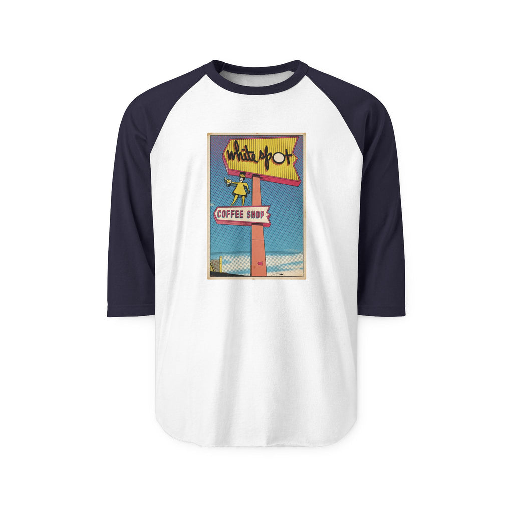 WHITE SPOT SIGN | Retro Baseball Tee