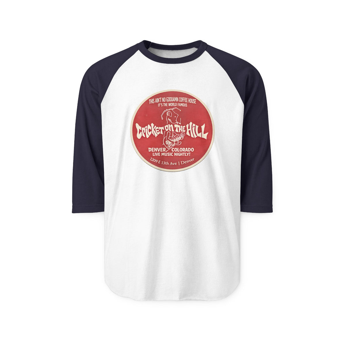 CRICKET ON THE HILL | Retro Baseball Tee