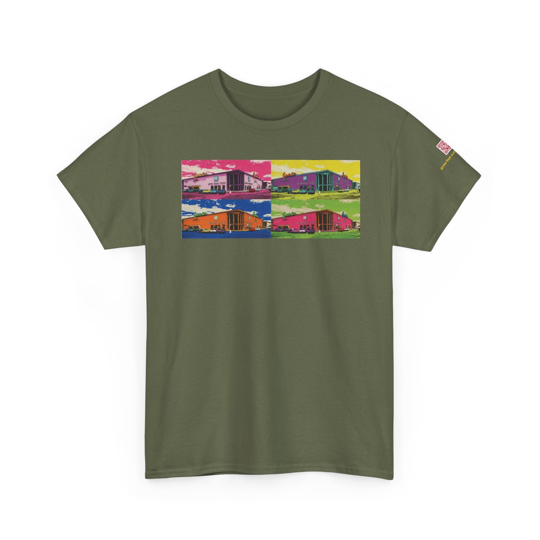 Cinderella City pop-art collage - vintage Denver gear