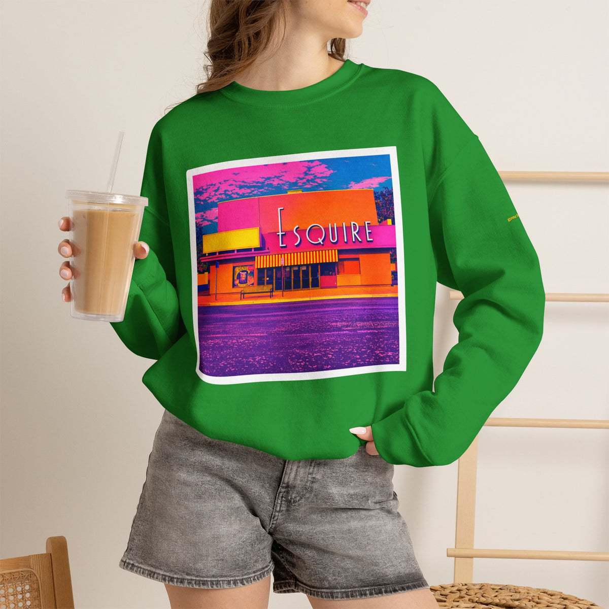 Esquire Theater (pop-art style)| Native303 Sweatshirt