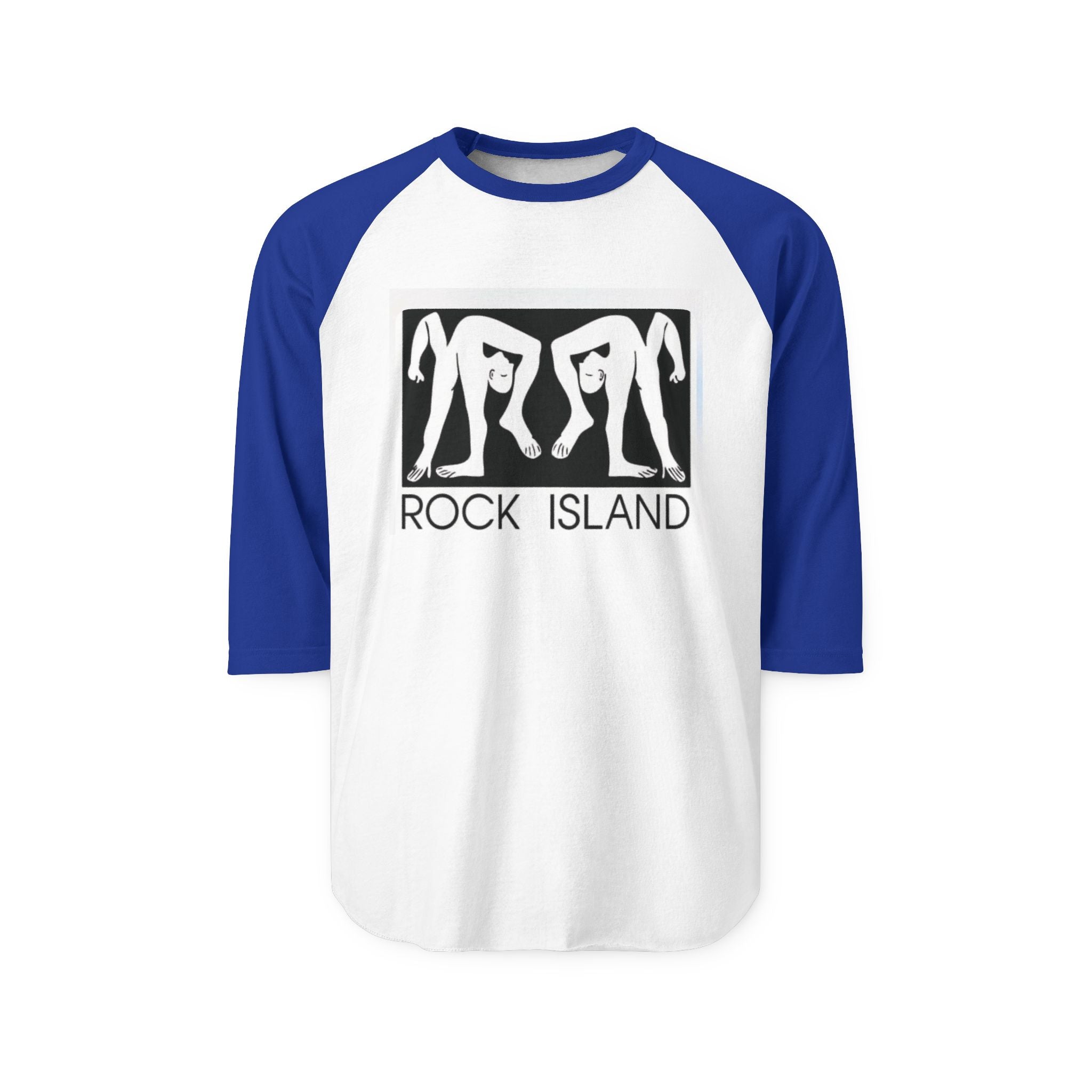 ROCK ISLAND LOGO | vintage Denver Retro Baseball Tee