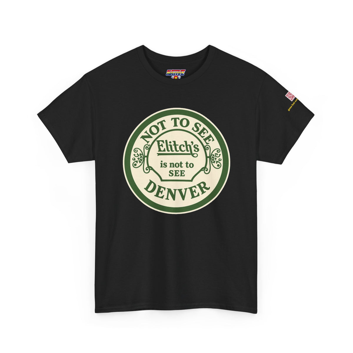 Elitch Gardens GREEN - vintage Denver gear