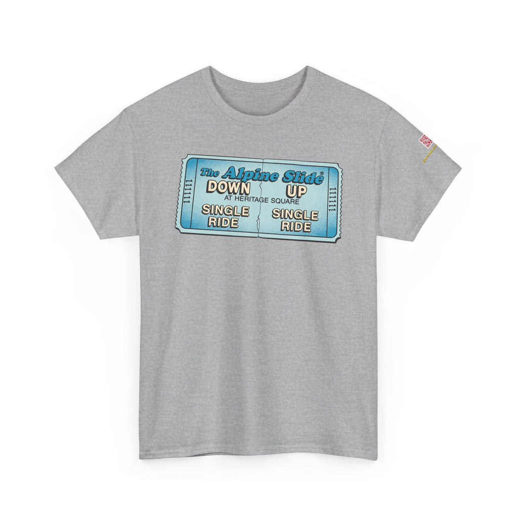 Alpine Slide comic style design- vintage Denver gear