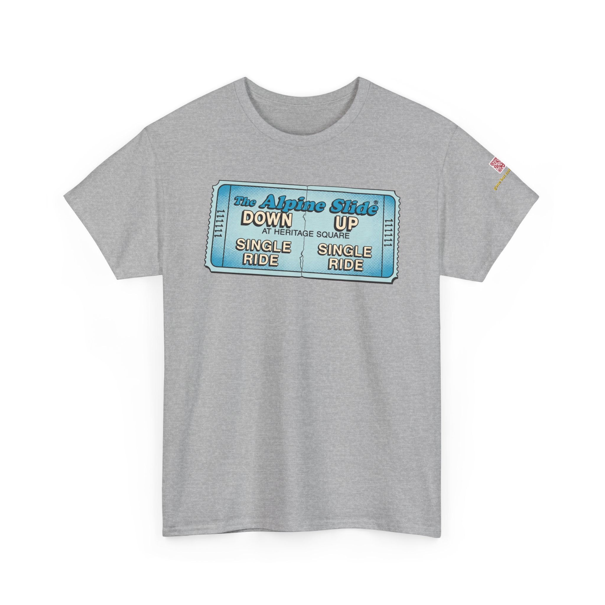 Alpine Slide comic style design- vintage Denver gear