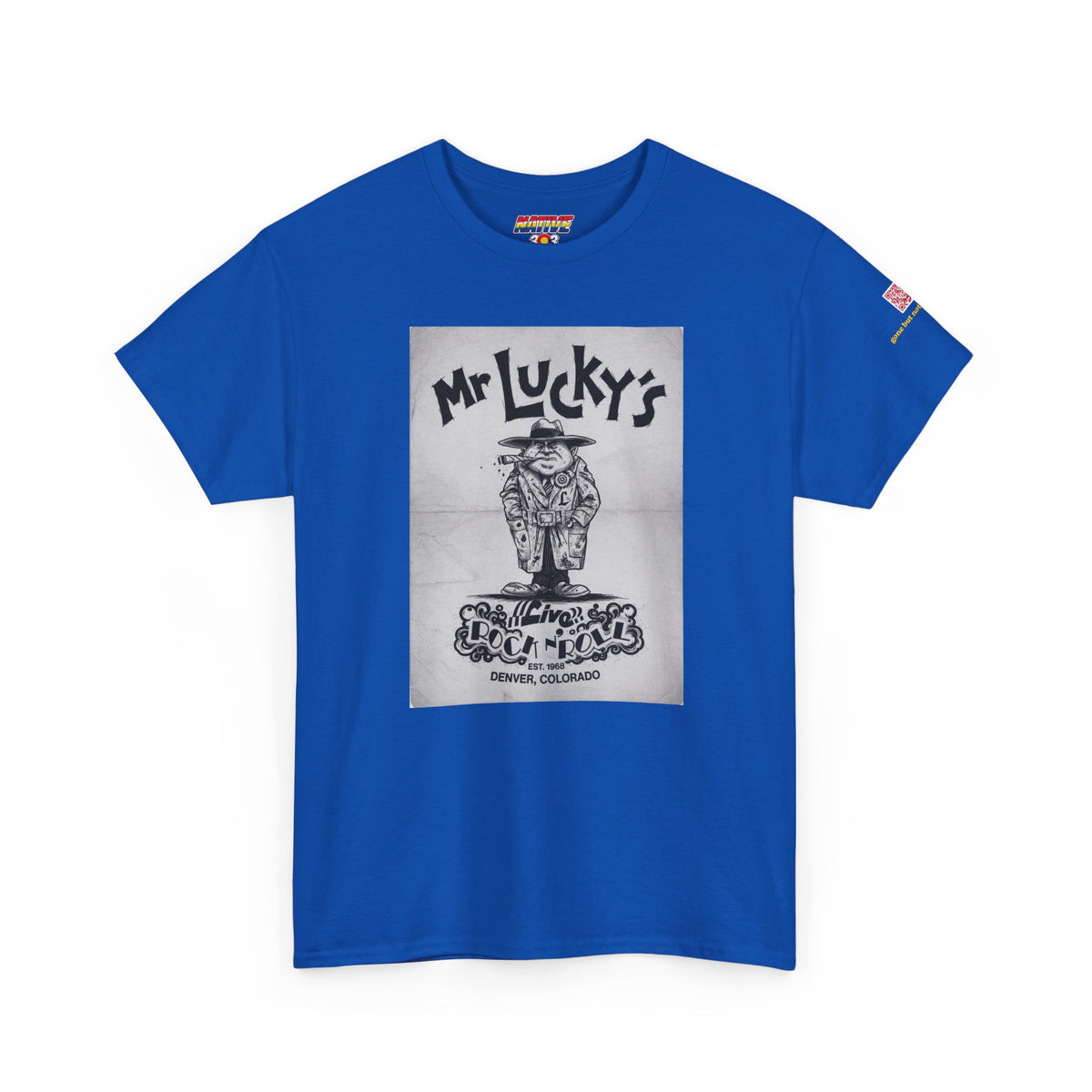 Mr Luckys B/W flyer - vintage Metro Denver gear
