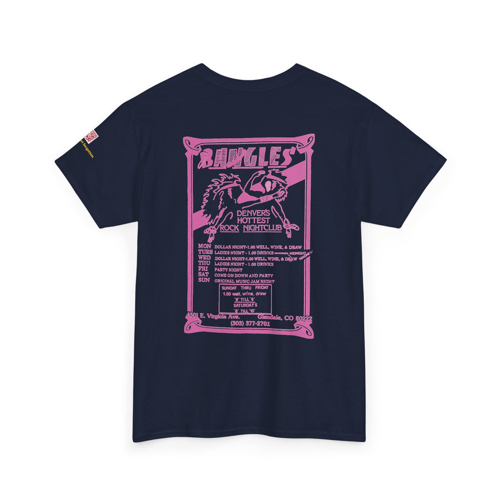 BANGLES Pink  logo - vintage Metro Denver gear