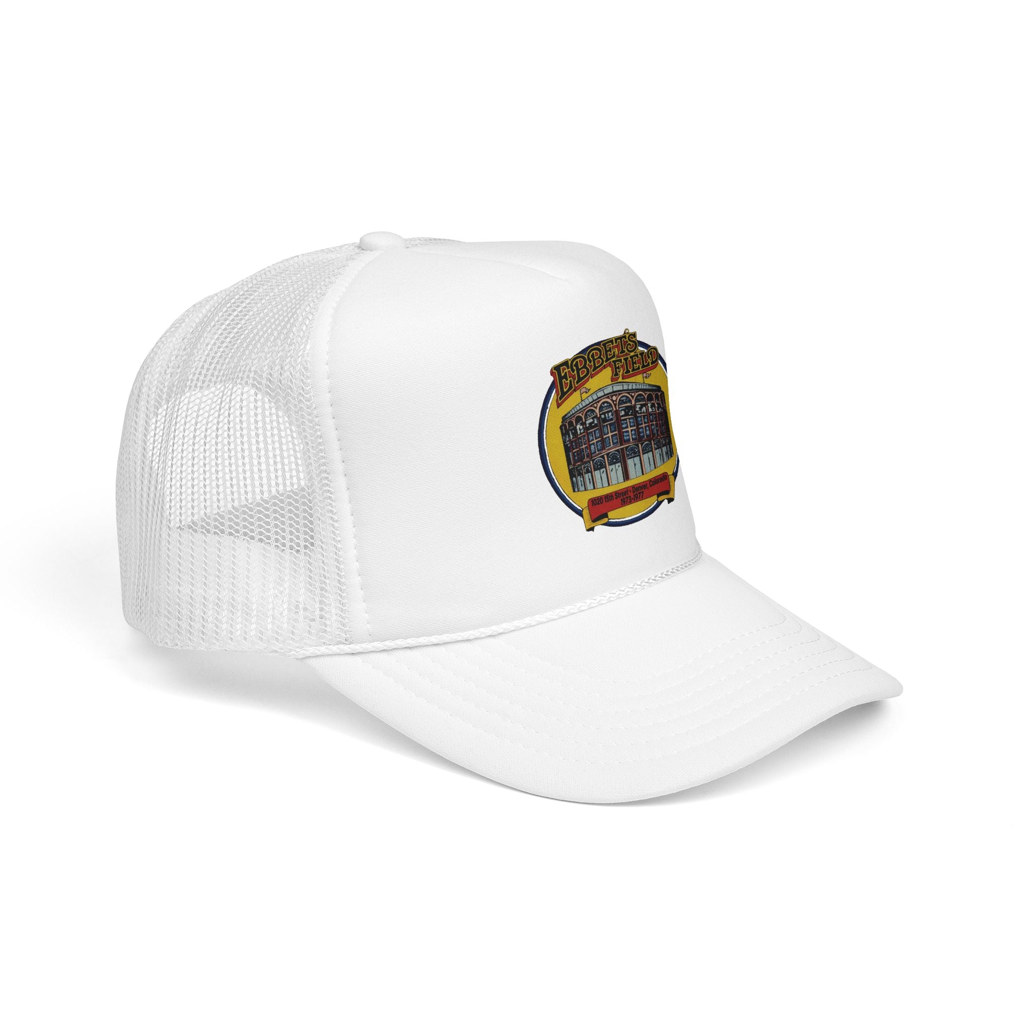 Ebbet's Field Trucker Hat — Vintage Sailboat Foam Cap